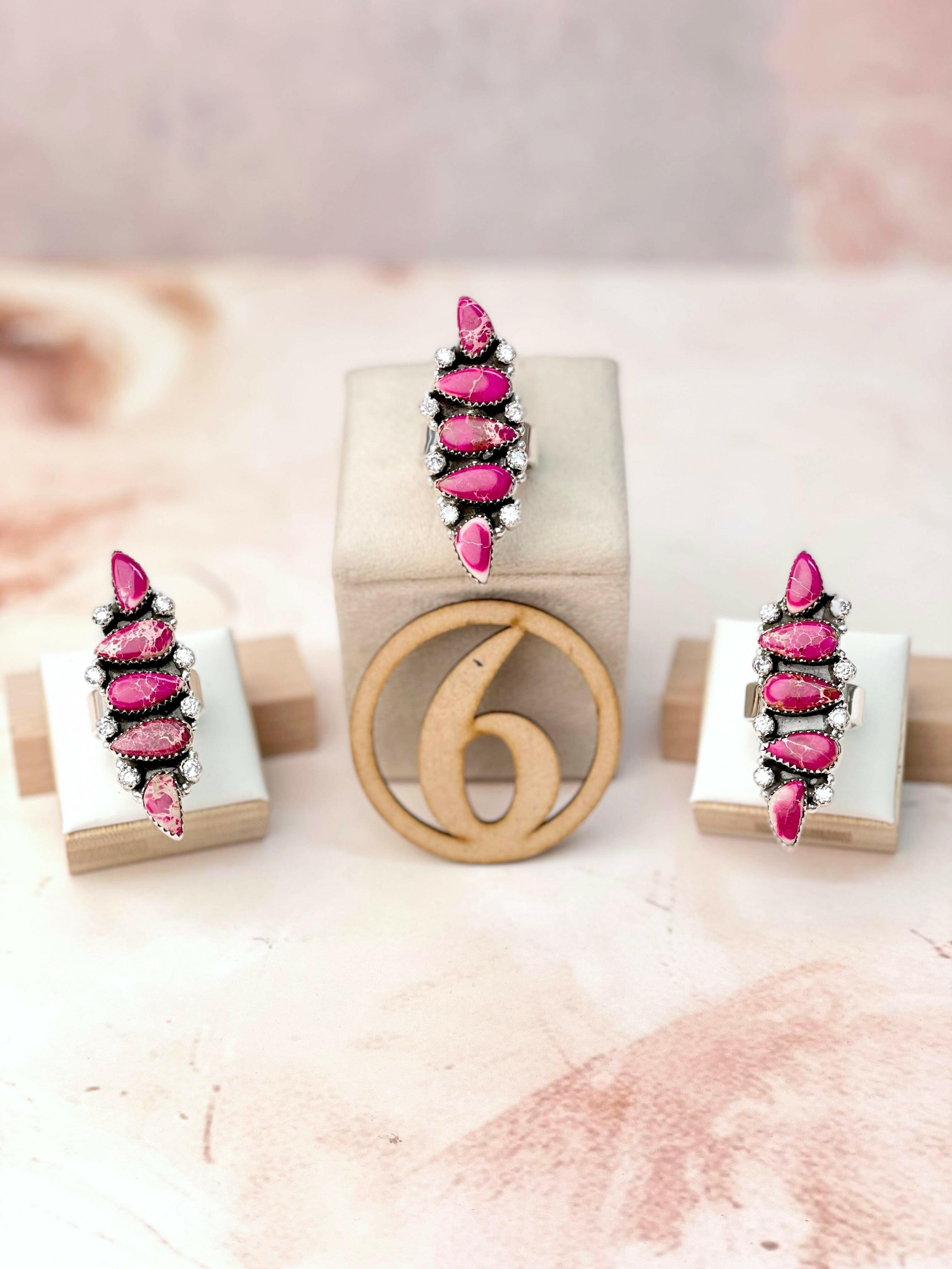 Jasper and CZ Crawler Rings-Rings-Krush Kandy, Women's Online Fashion Boutique Located in Phoenix, Arizona (Scottsdale Area)