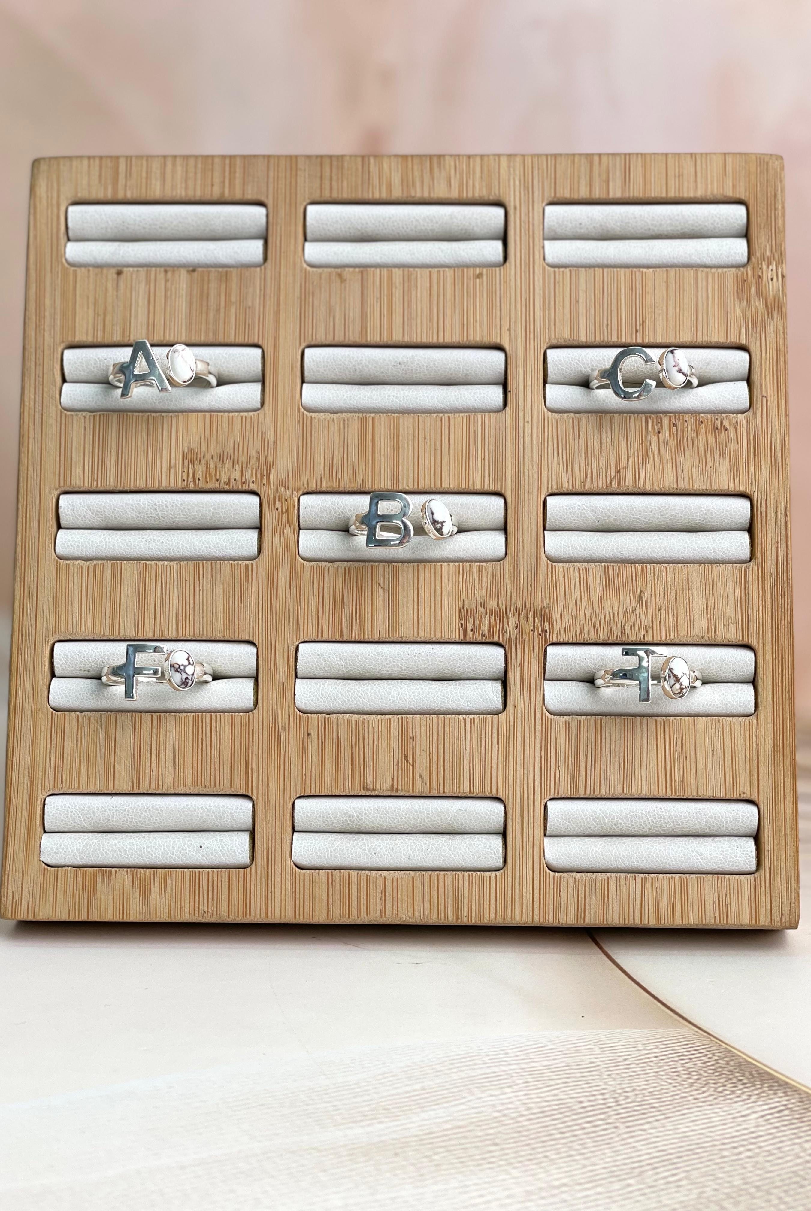 Dainty Initial Floater Rings-Rings-Krush Kandy, Women's Online Fashion Boutique Located in Phoenix, Arizona (Scottsdale Area)