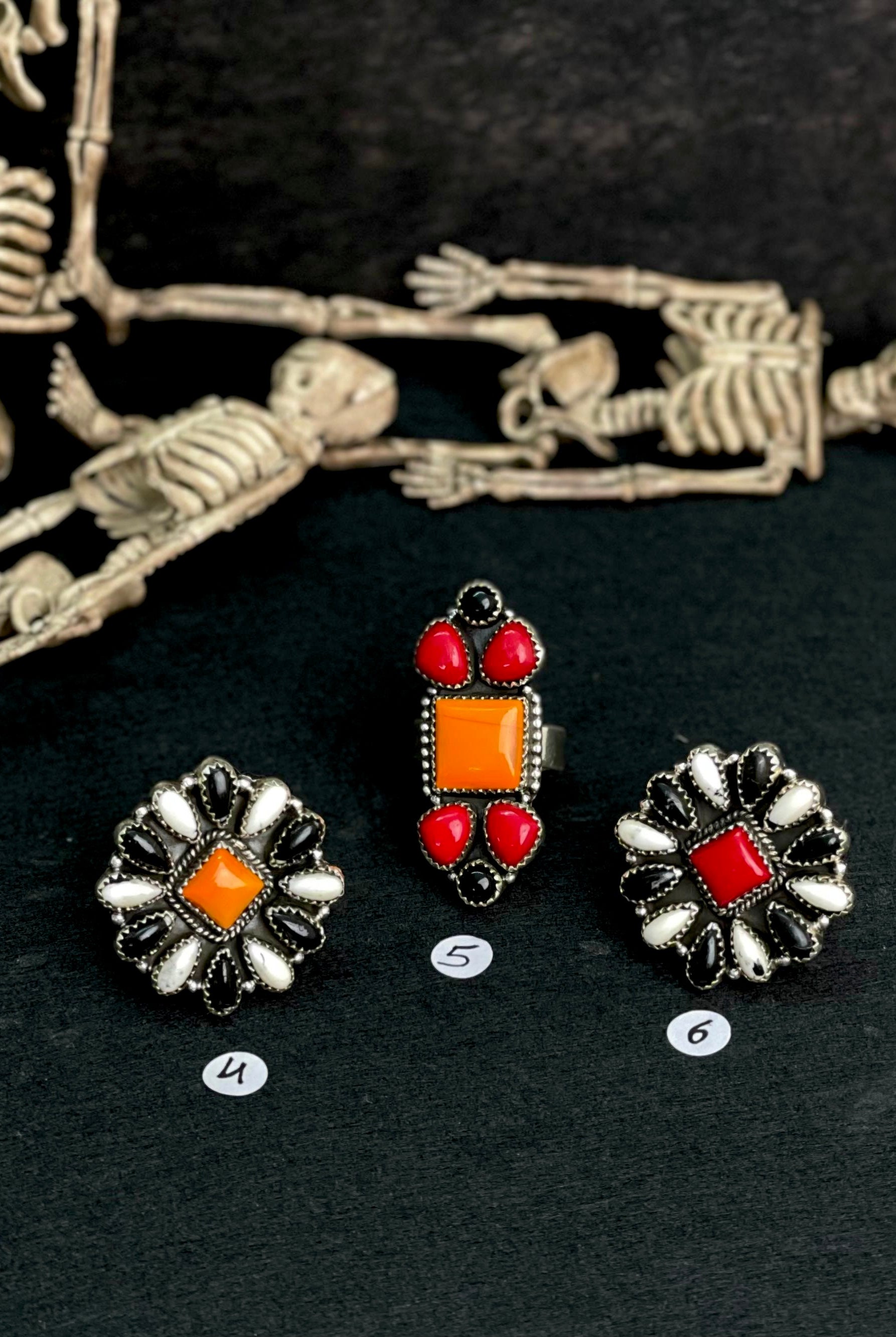 Halloween Rings Rosarita & Black Onyx sno 36-Rings-Krush Kandy, Women's Online Fashion Boutique Located in Phoenix, Arizona (Scottsdale Area)