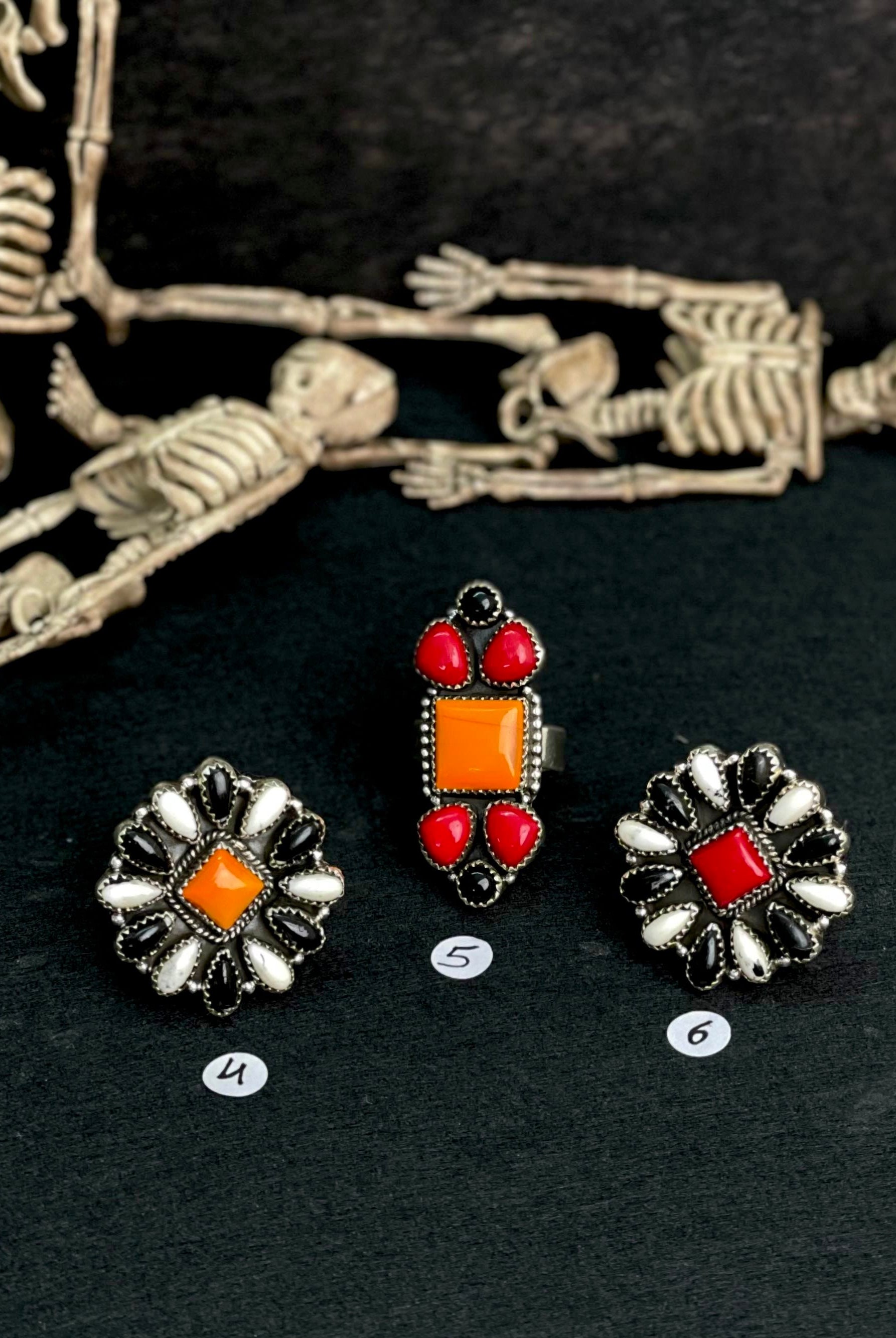 Halloween Rings Rosarita & Black Onyx sno 36-Rings-Krush Kandy, Women's Online Fashion Boutique Located in Phoenix, Arizona (Scottsdale Area)