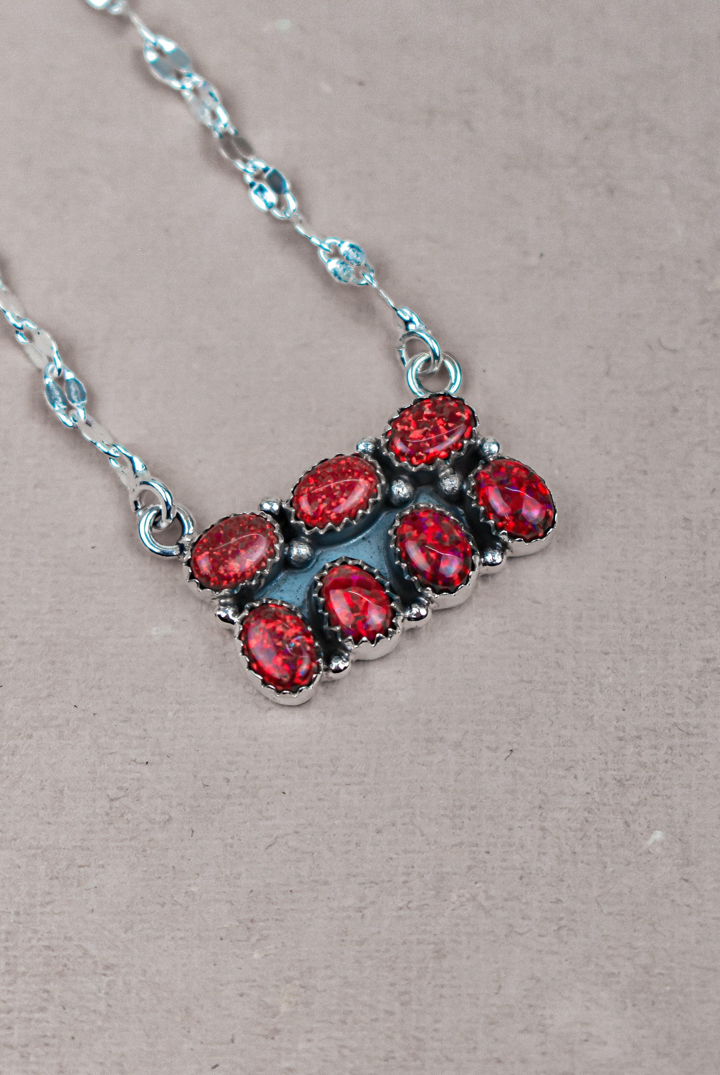 Starry Horizon Gemstone Bar Necklace-Bar Necklaces-Krush Kandy, Women's Online Fashion Boutique Located in Phoenix, Arizona (Scottsdale Area)