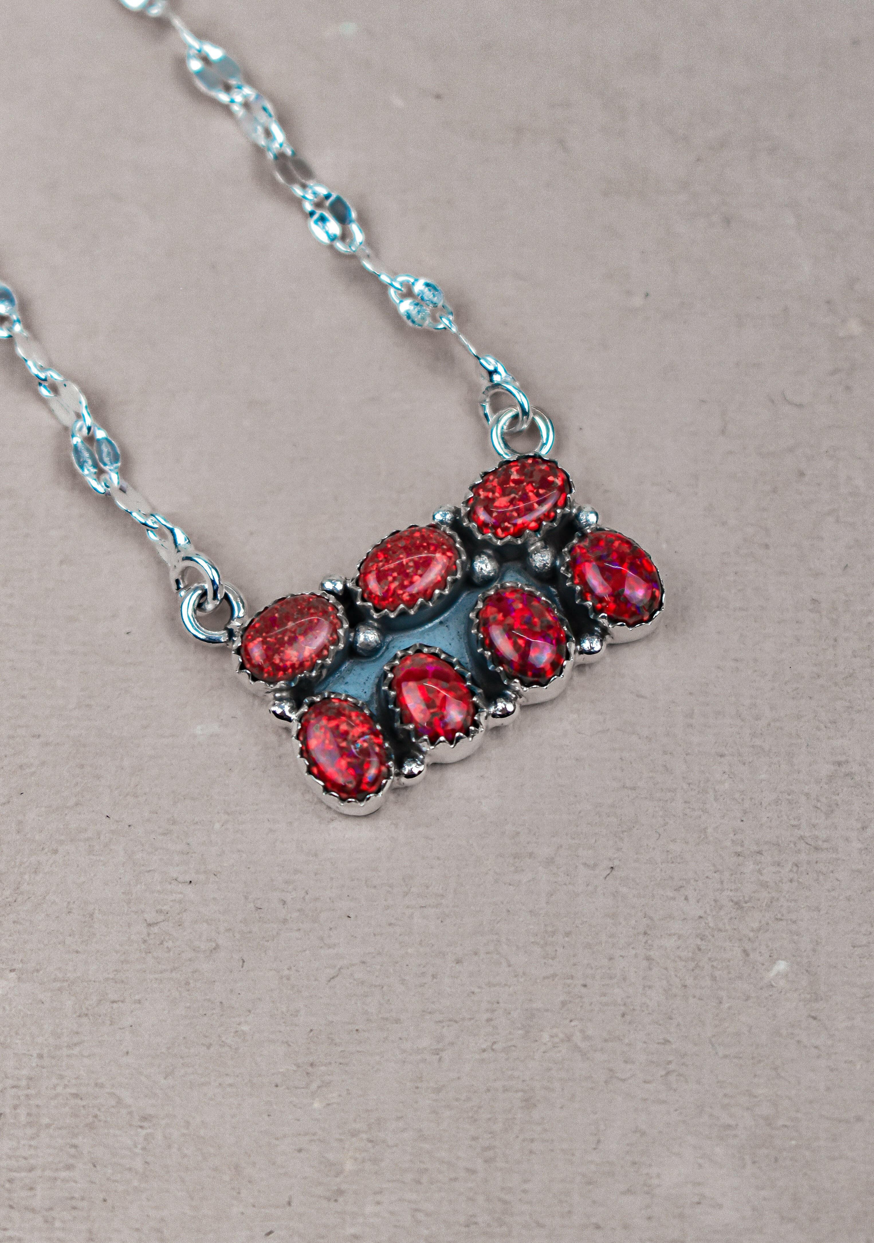 Starry Horizon Gemstone Bar Necklace-Bar Necklaces-Krush Kandy, Women's Online Fashion Boutique Located in Phoenix, Arizona (Scottsdale Area)