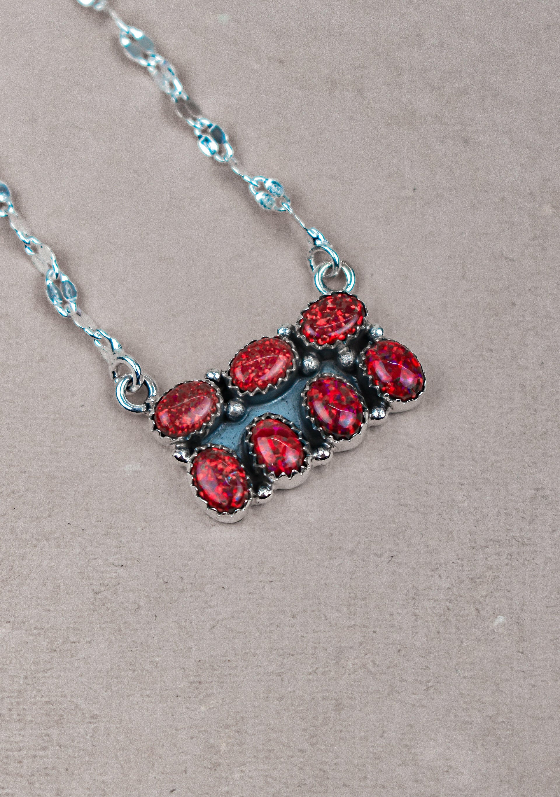 Starry Horizon Gemstone Bar Necklace-Bar Necklaces-Krush Kandy, Women's Online Fashion Boutique Located in Phoenix, Arizona (Scottsdale Area)