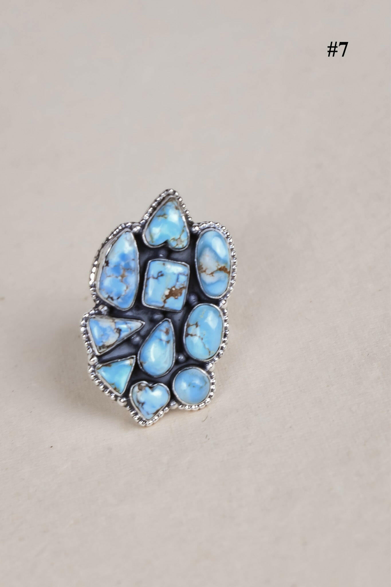 Golden Hills Chunky Cluster Sterling Silver Rings-Cluster Rings-Krush Kandy, Women's Online Fashion Boutique Located in Phoenix, Arizona (Scottsdale Area)