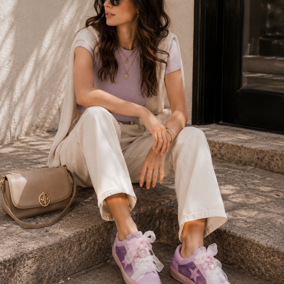 The Sandy Sneaker, Purple
