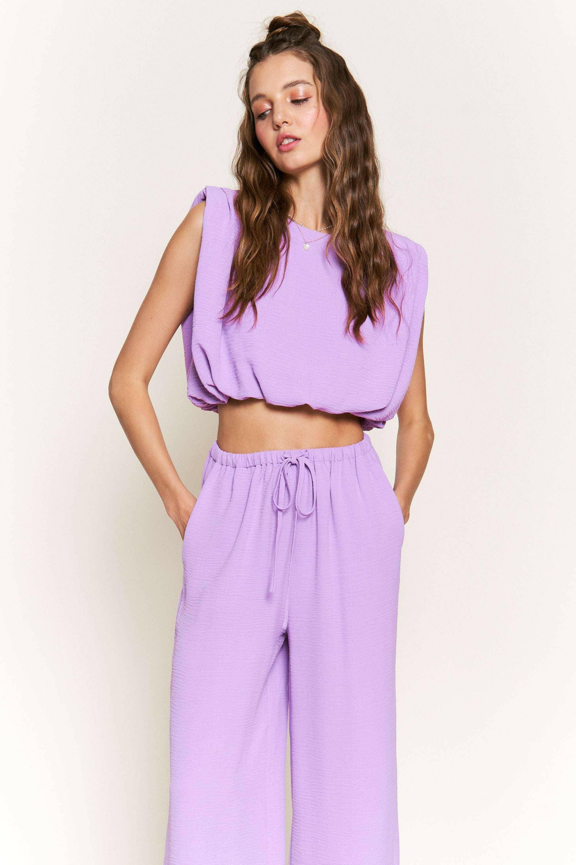 Lilac Luxe Crop Top-Tops-Krush Kandy, Women's Online Fashion Boutique Located in Phoenix, Arizona (Scottsdale Area)
