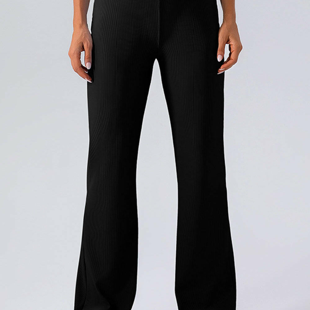 High Waist Straight Active Pants-Pants-Krush Kandy, Women's Online Fashion Boutique Located in Phoenix, Arizona (Scottsdale Area)