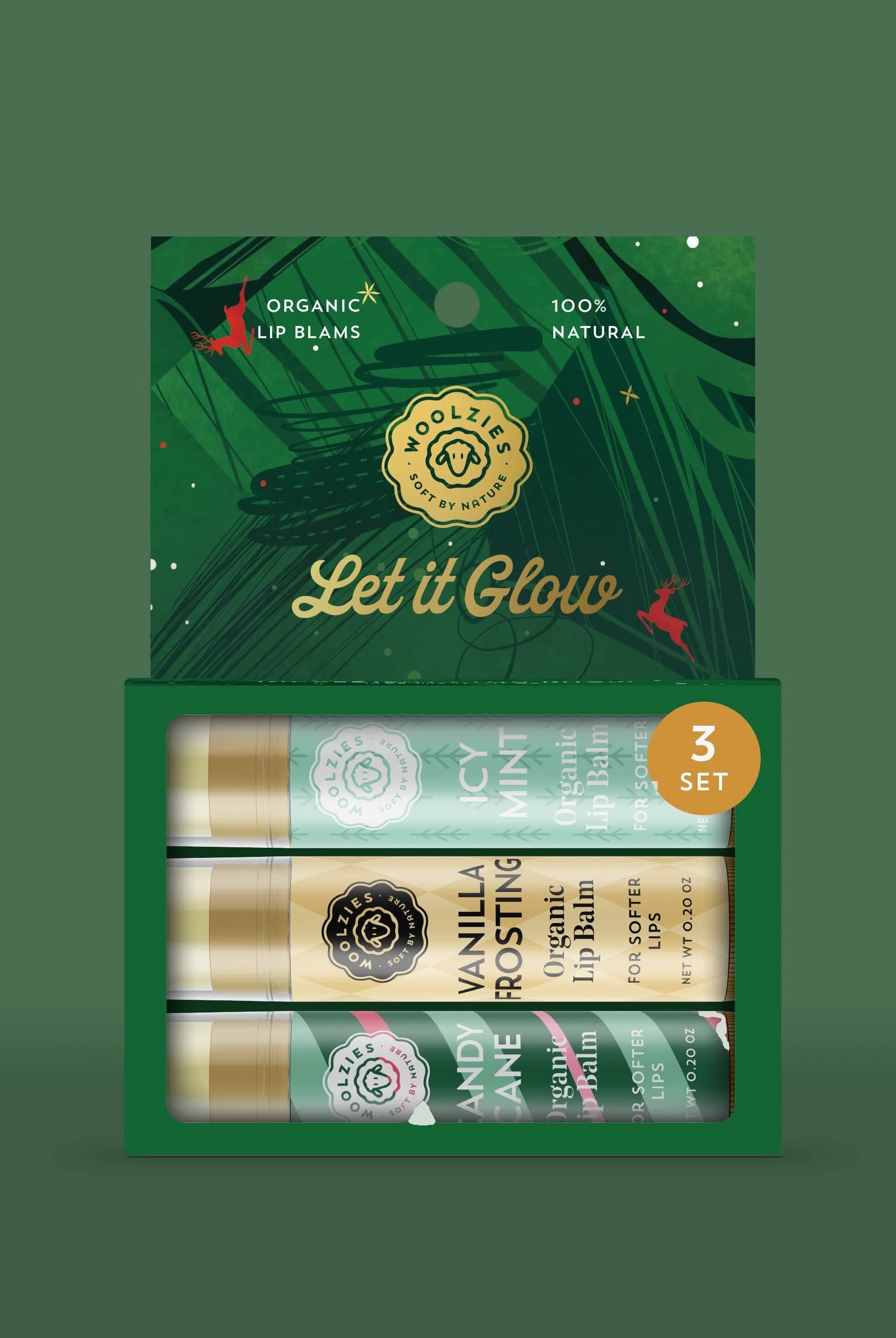 Let it Glow Lip Balm Set Of 3-Accessories-Krush Kandy, Women's Online Fashion Boutique Located in Phoenix, Arizona (Scottsdale Area)