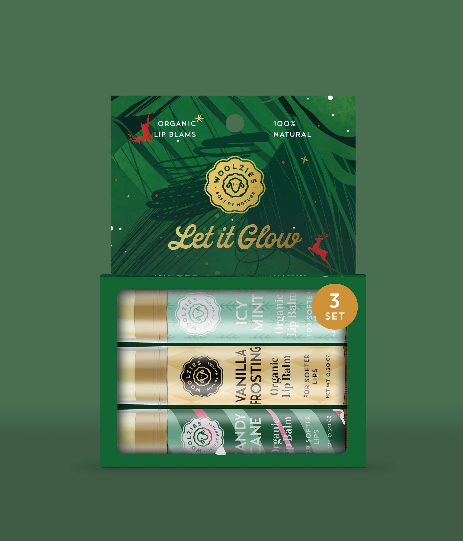 Let it Glow Lip Balm Set Of 3-Accessories-Krush Kandy, Women's Online Fashion Boutique Located in Phoenix, Arizona (Scottsdale Area)