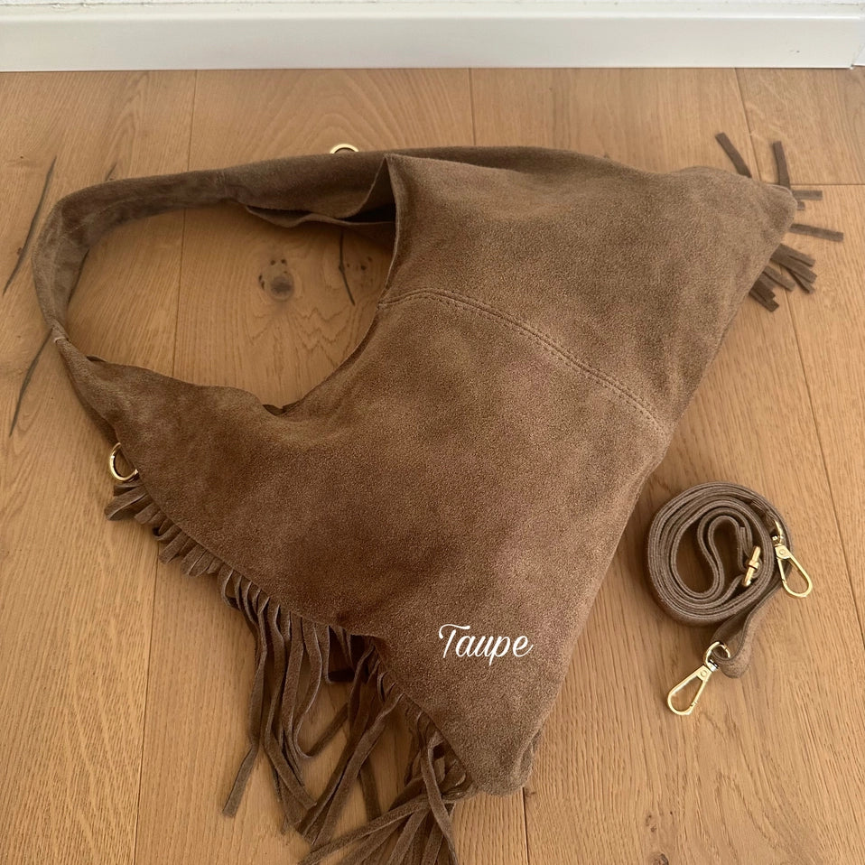 Jane Italian Suede Shoulder Bag | Pre-Order