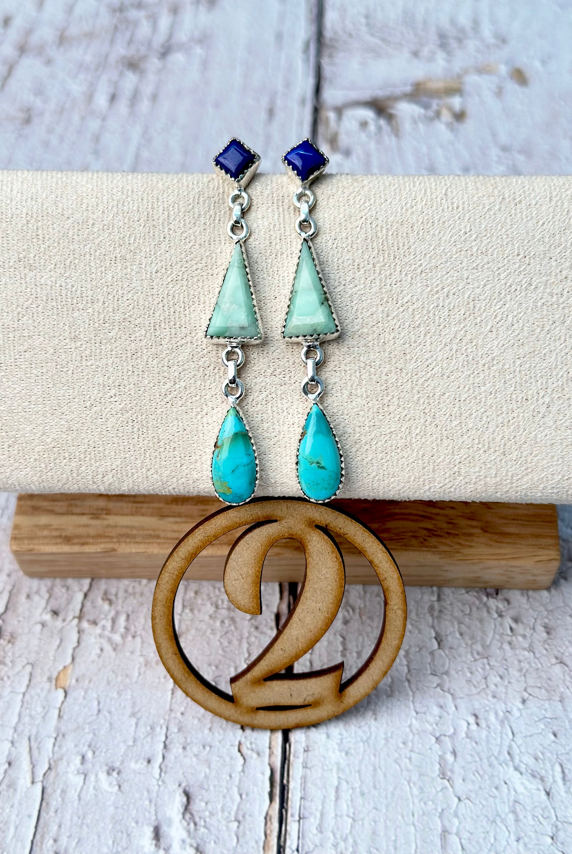 Paloma's Multi Stone Earrings-Earrings-Krush Kandy, Women's Online Fashion Boutique Located in Phoenix, Arizona (Scottsdale Area)