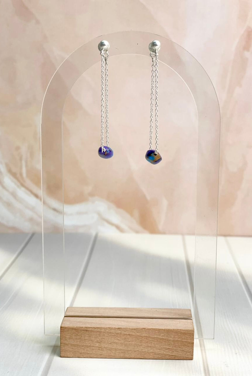 Dahlia Chain Drops Earrings-Earrings-Krush Kandy, Women's Online Fashion Boutique Located in Phoenix, Arizona (Scottsdale Area)