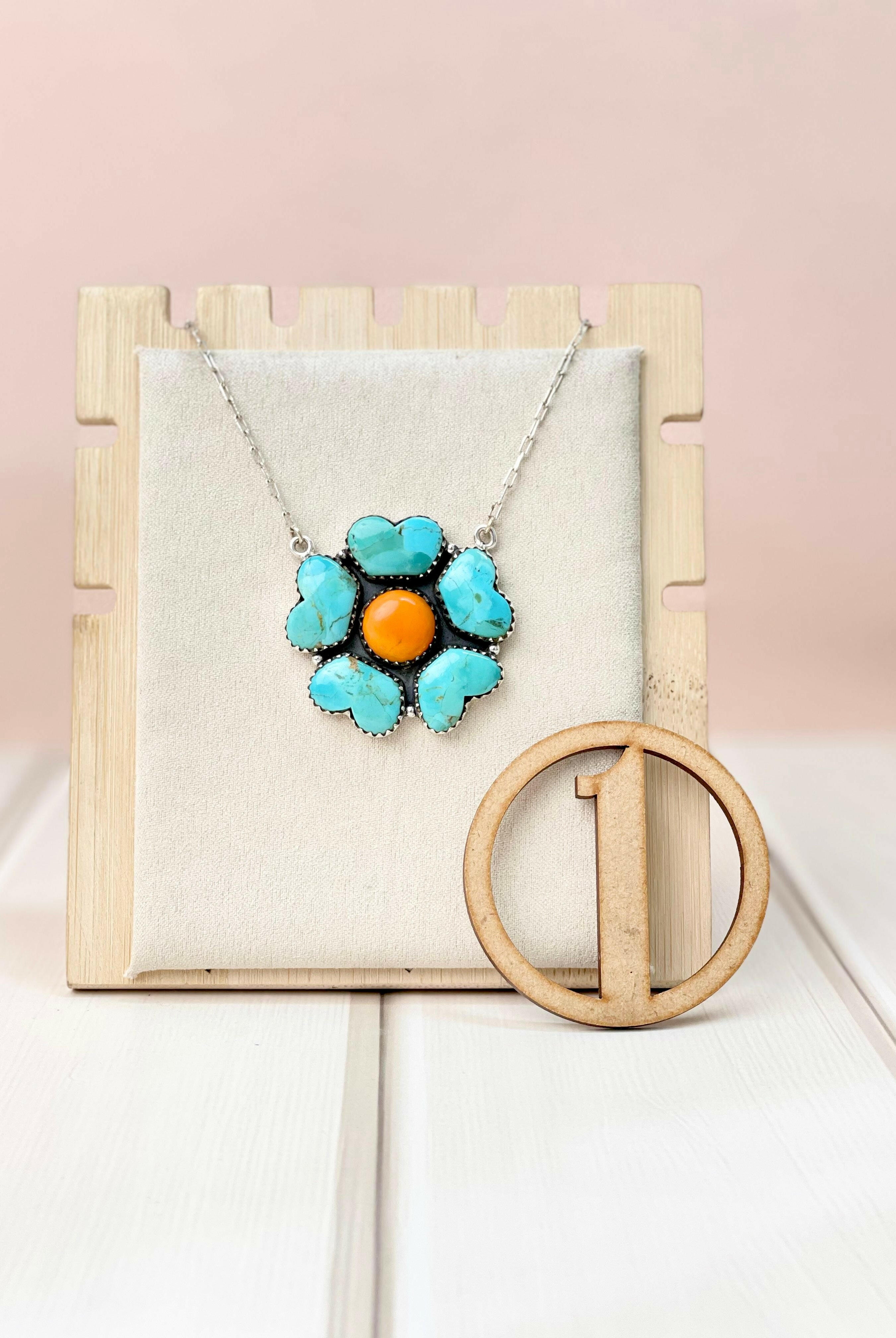 Rosarita Daisy Chain Pendants-Necklaces-Krush Kandy, Women's Online Fashion Boutique Located in Phoenix, Arizona (Scottsdale Area)