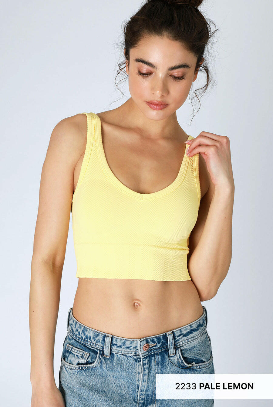NIKIBIKI Reversible Herringbone Tank Top-Tanks-Krush Kandy, Women's Online Fashion Boutique Located in Phoenix, Arizona (Scottsdale Area)