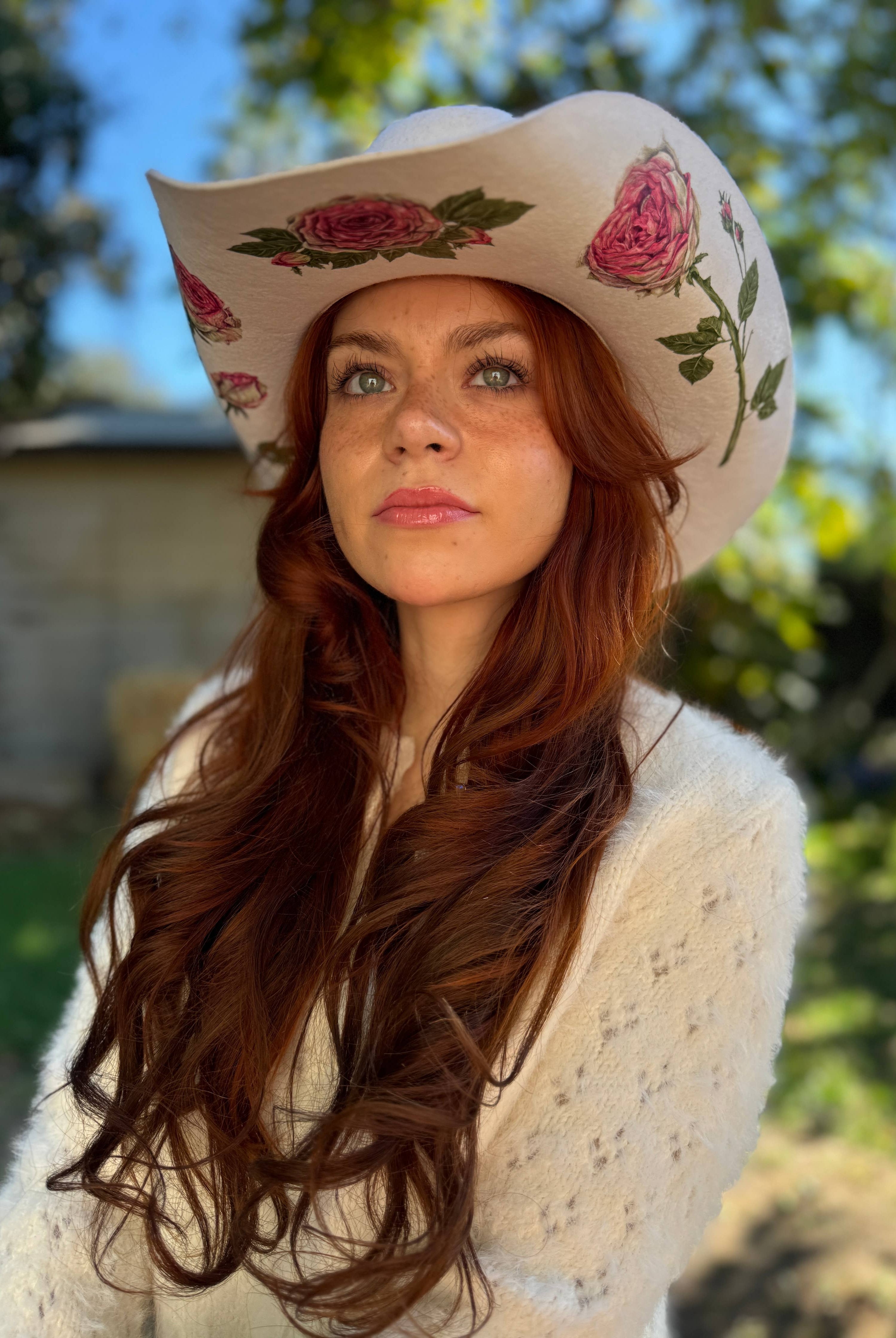 The Seraphina Western Hat - Made to Order-Hats-Krush Kandy, Women's Online Fashion Boutique Located in Phoenix, Arizona (Scottsdale Area)