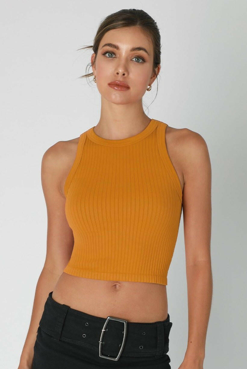 Wide Ribbed Tank Top-Krush Kandy, Women's Online Fashion Boutique Located in Phoenix, Arizona (Scottsdale Area)