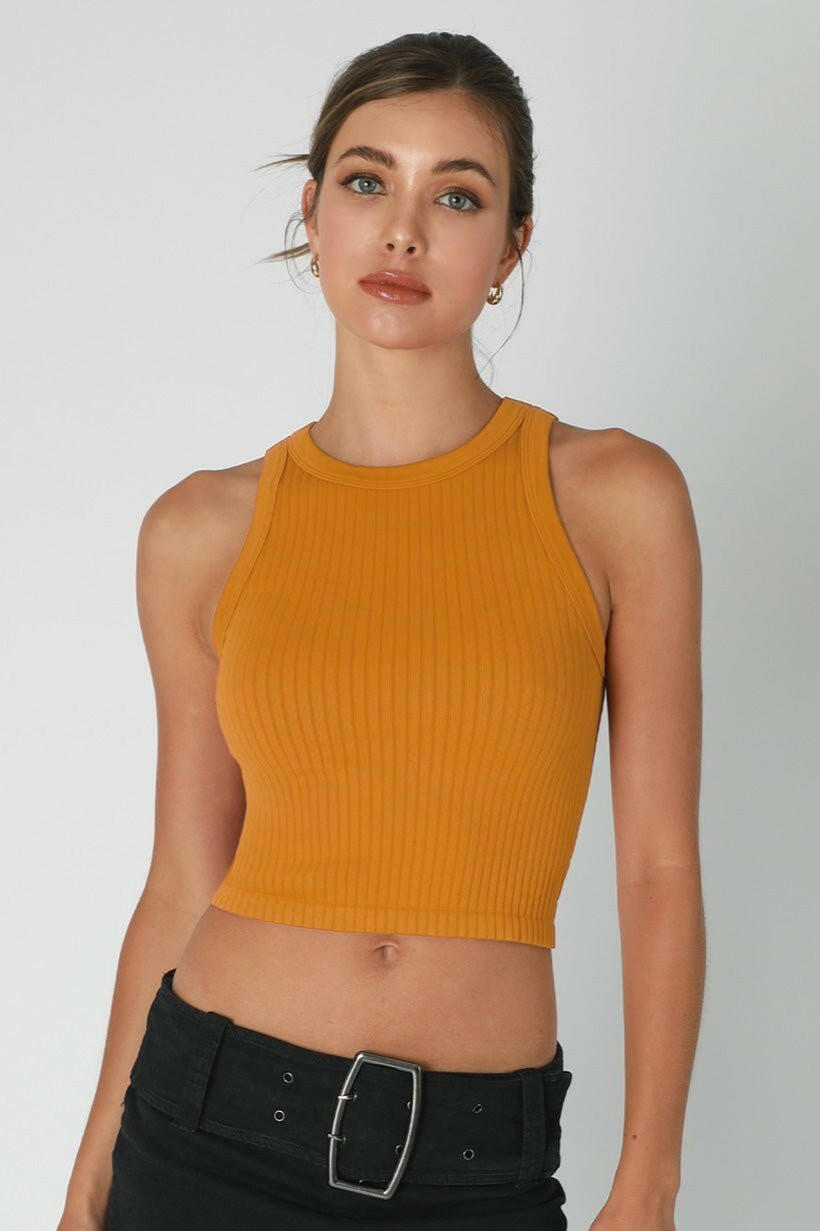 Wide Ribbed Tank Top-Krush Kandy, Women's Online Fashion Boutique Located in Phoenix, Arizona (Scottsdale Area)