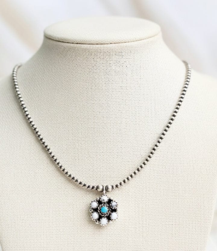 Blooming Flower Desert Pearl Necklace-Necklaces-Krush Kandy, Women's Online Fashion Boutique Located in Phoenix, Arizona (Scottsdale Area)