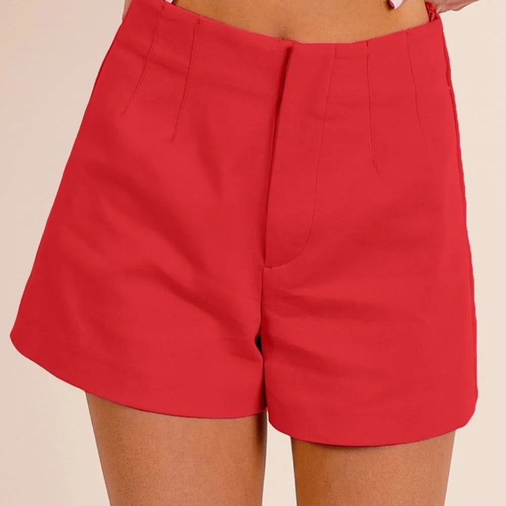 BiBi Bandless Tailored Shorts-Shorts-Krush Kandy, Women's Online Fashion Boutique Located in Phoenix, Arizona (Scottsdale Area)