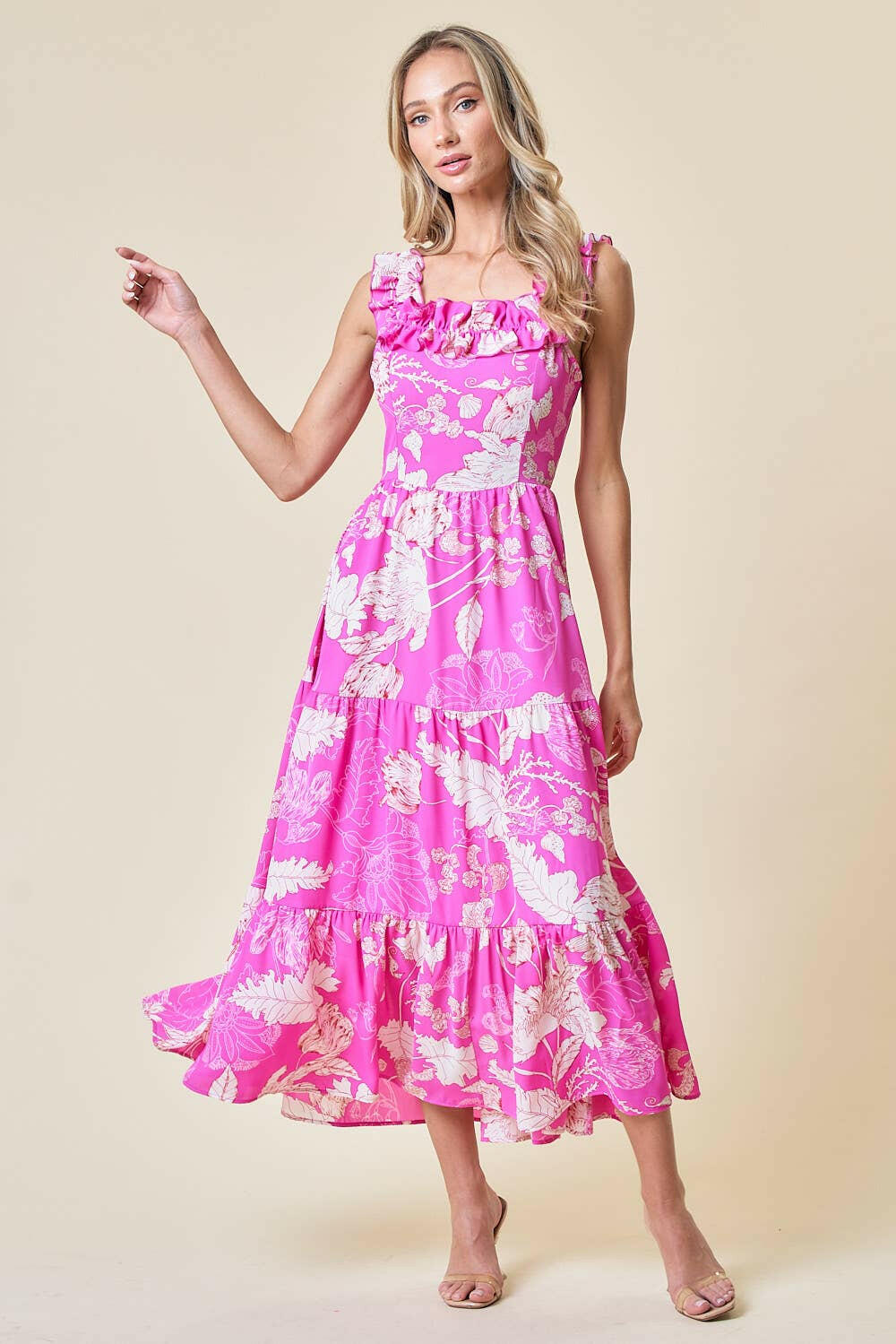 Southern Belle Blooms Dress-Dresses-Krush Kandy, Women's Online Fashion Boutique Located in Phoenix, Arizona (Scottsdale Area)