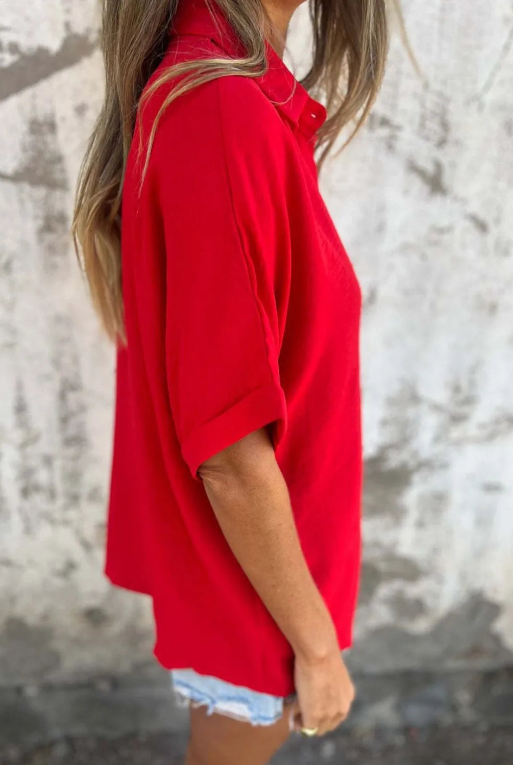The Everyday Pop Button-Down Shirt-Krush Kandy, Women's Online Fashion Boutique Located in Phoenix, Arizona (Scottsdale Area)