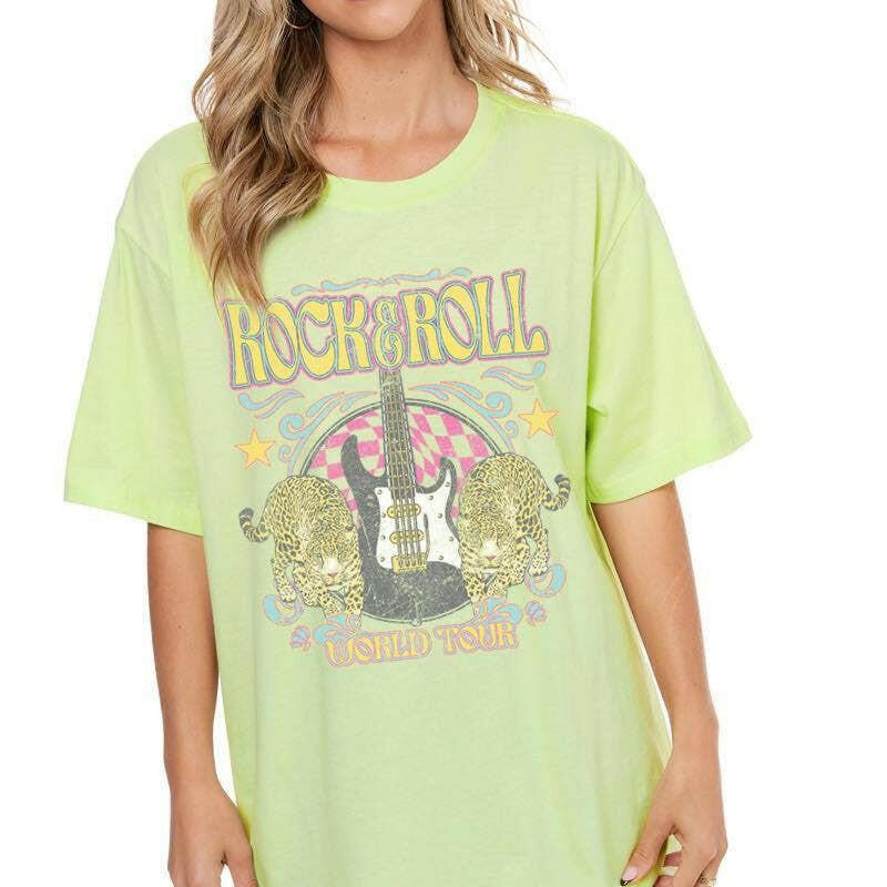 Rock N Roll Worldtour Vintage Graphic Top-Graphic Tees-Krush Kandy, Women's Online Fashion Boutique Located in Phoenix, Arizona (Scottsdale Area)
