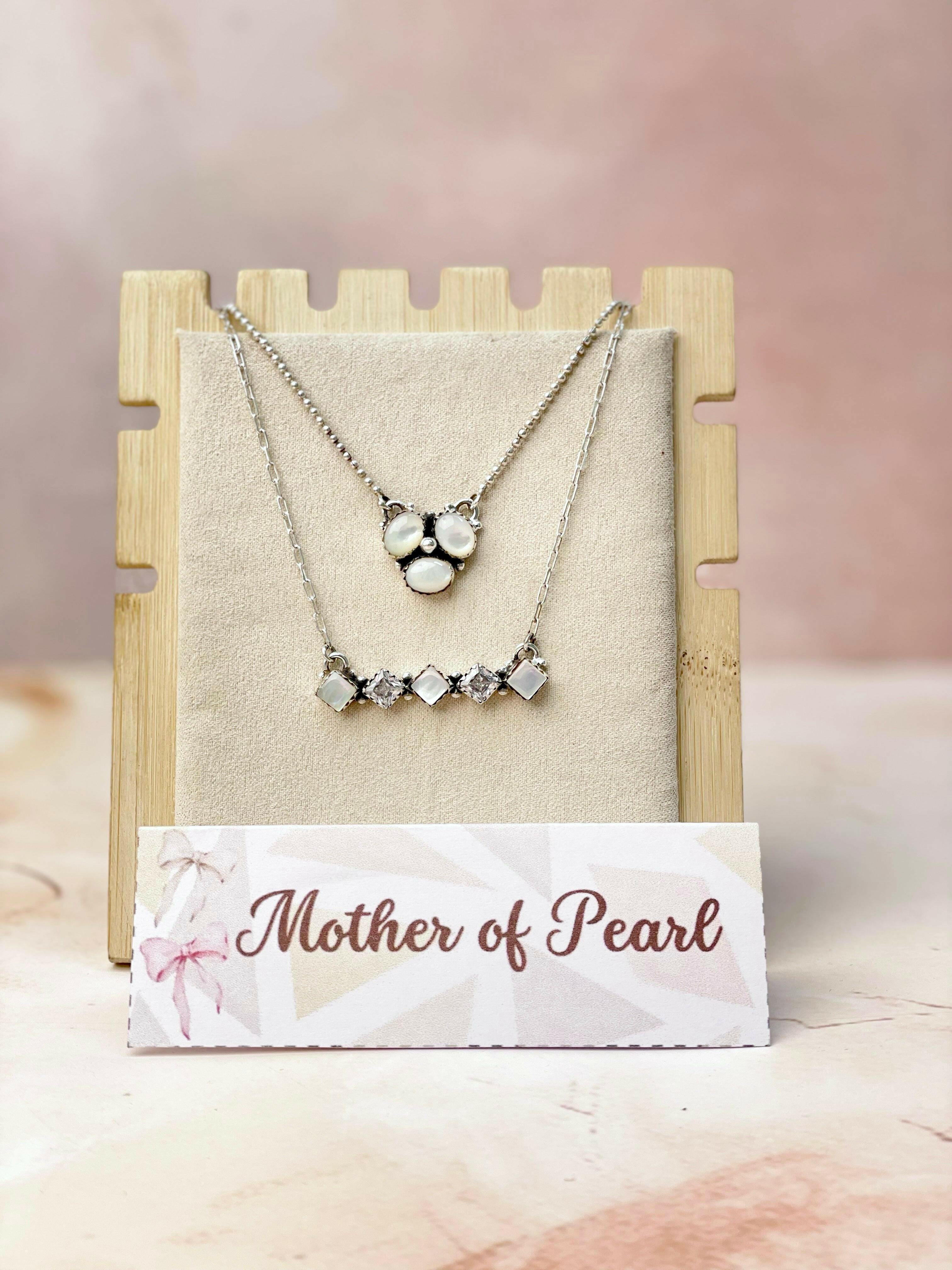 Multi Layered Bar and CZ Necklace-Necklaces-Krush Kandy, Women's Online Fashion Boutique Located in Phoenix, Arizona (Scottsdale Area)