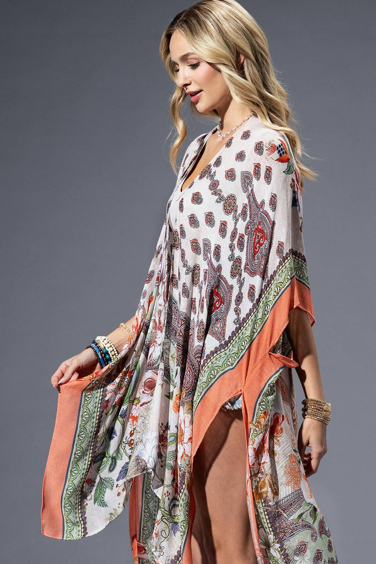 Bellflower Kimono-Kimono-Krush Kandy, Women's Online Fashion Boutique Located in Phoenix, Arizona (Scottsdale Area)