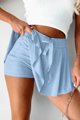 Drawstring High Waist Lined Tennis Skorts-Skorts-Krush Kandy, Women's Online Fashion Boutique Located in Phoenix, Arizona (Scottsdale Area)