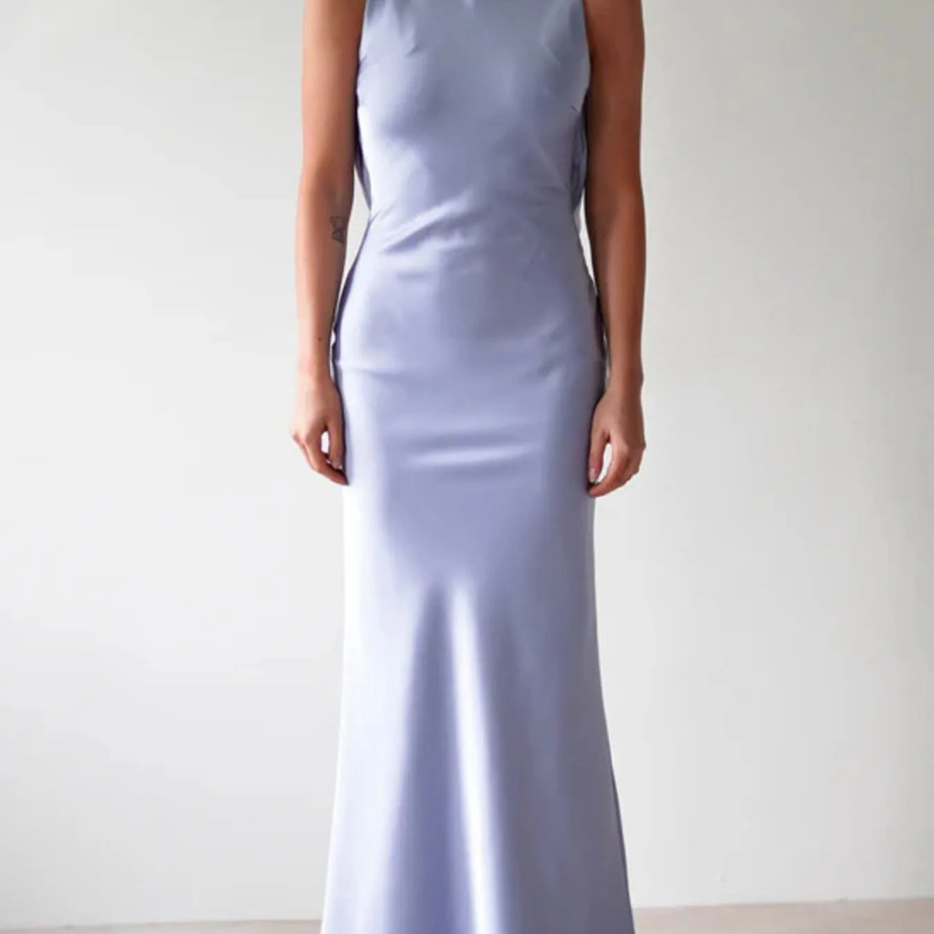 Satin Sleeveless Maxi Dress-Dresses-Krush Kandy, Women's Online Fashion Boutique Located in Phoenix, Arizona (Scottsdale Area)