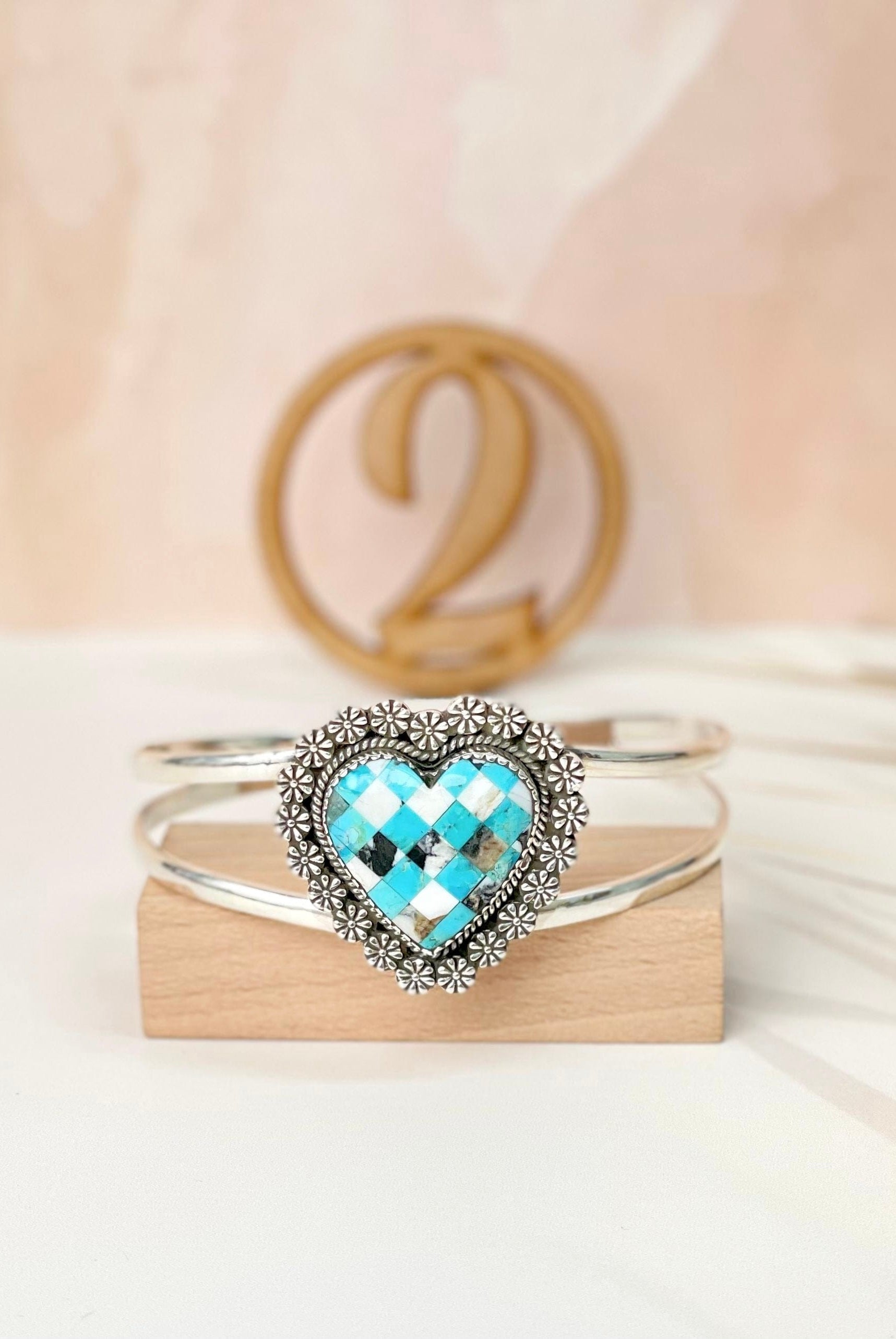 White Buffalo & Turquoise Slab Cuffs Bno. 6-Bracelets-Krush Kandy, Women's Online Fashion Boutique Located in Phoenix, Arizona (Scottsdale Area)