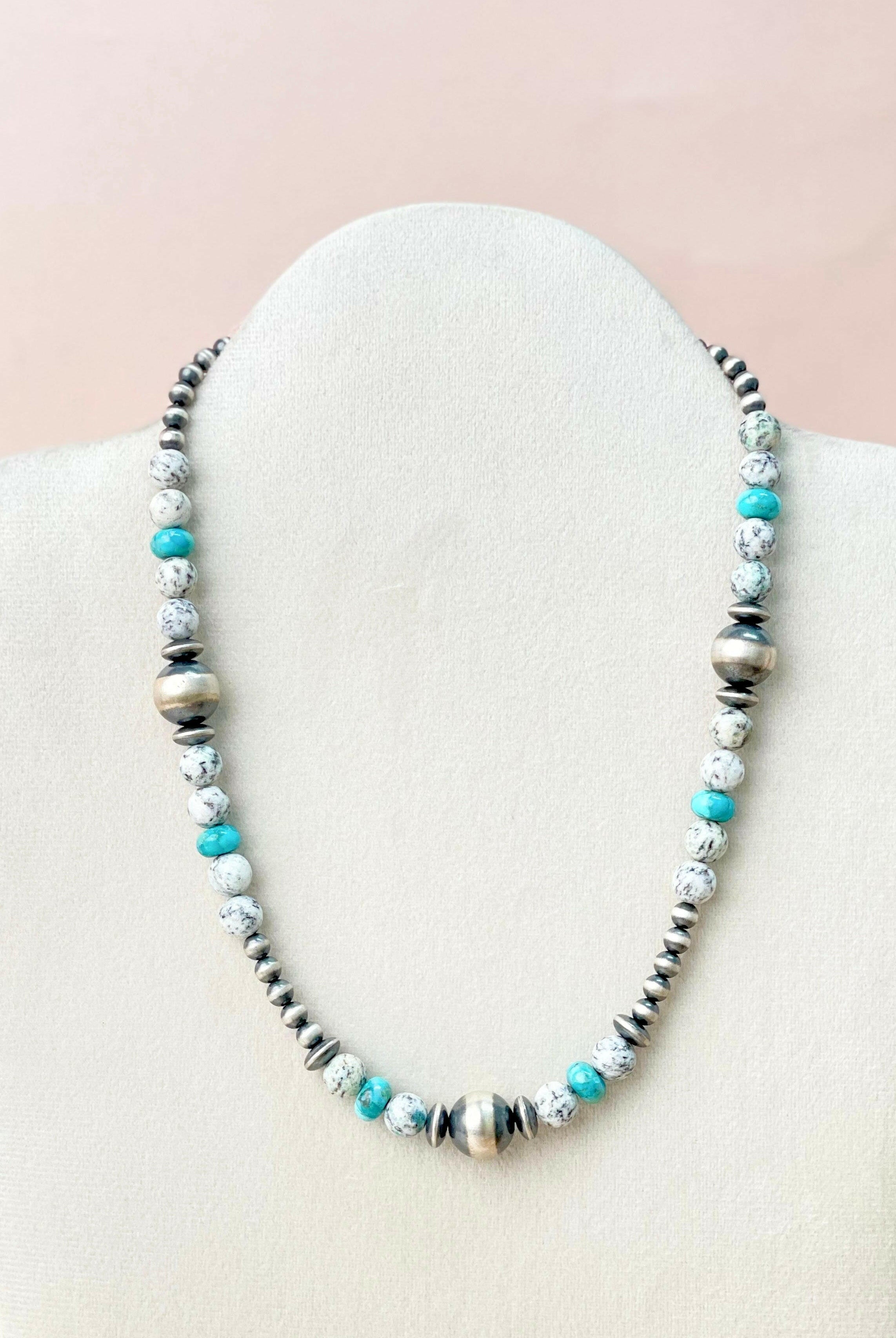 Desert Jasper Beads Necklace-Necklaces-Krush Kandy, Women's Online Fashion Boutique Located in Phoenix, Arizona (Scottsdale Area)