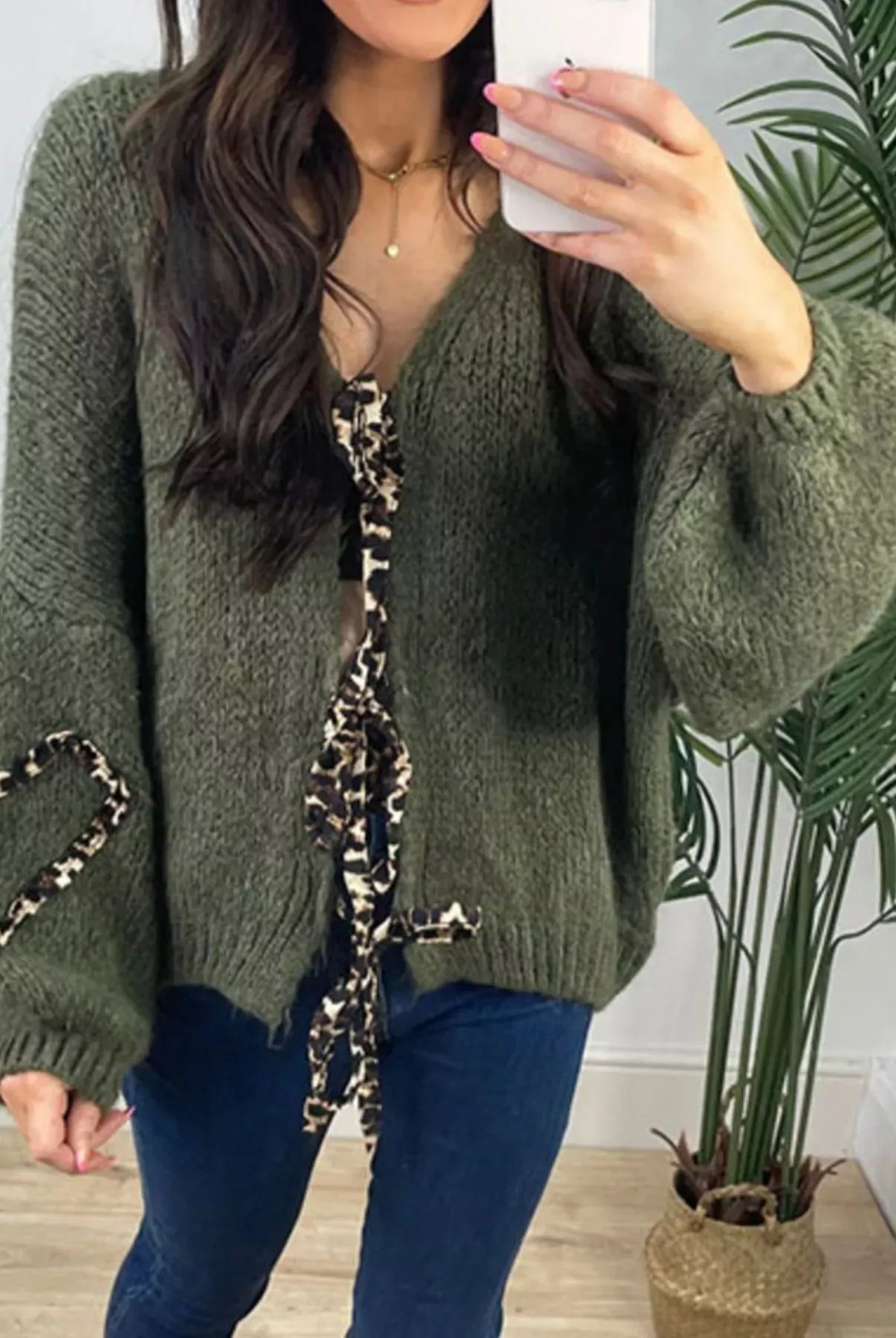 Tie Front Long Sleeve Sweater-Krush Kandy, Women's Online Fashion Boutique Located in Phoenix, Arizona (Scottsdale Area)