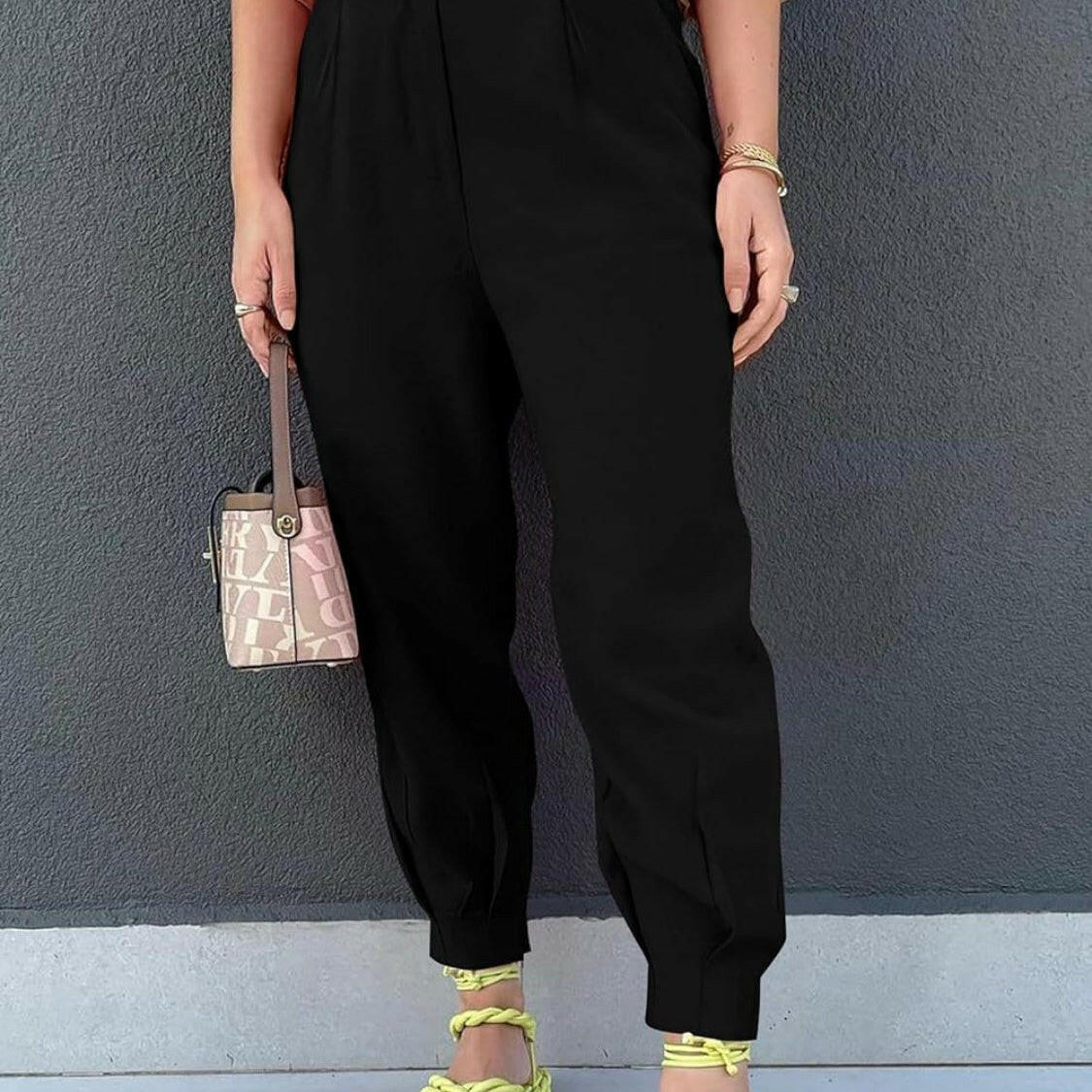 High Waist Cropped Pants-Krush Kandy, Women's Online Fashion Boutique Located in Phoenix, Arizona (Scottsdale Area)