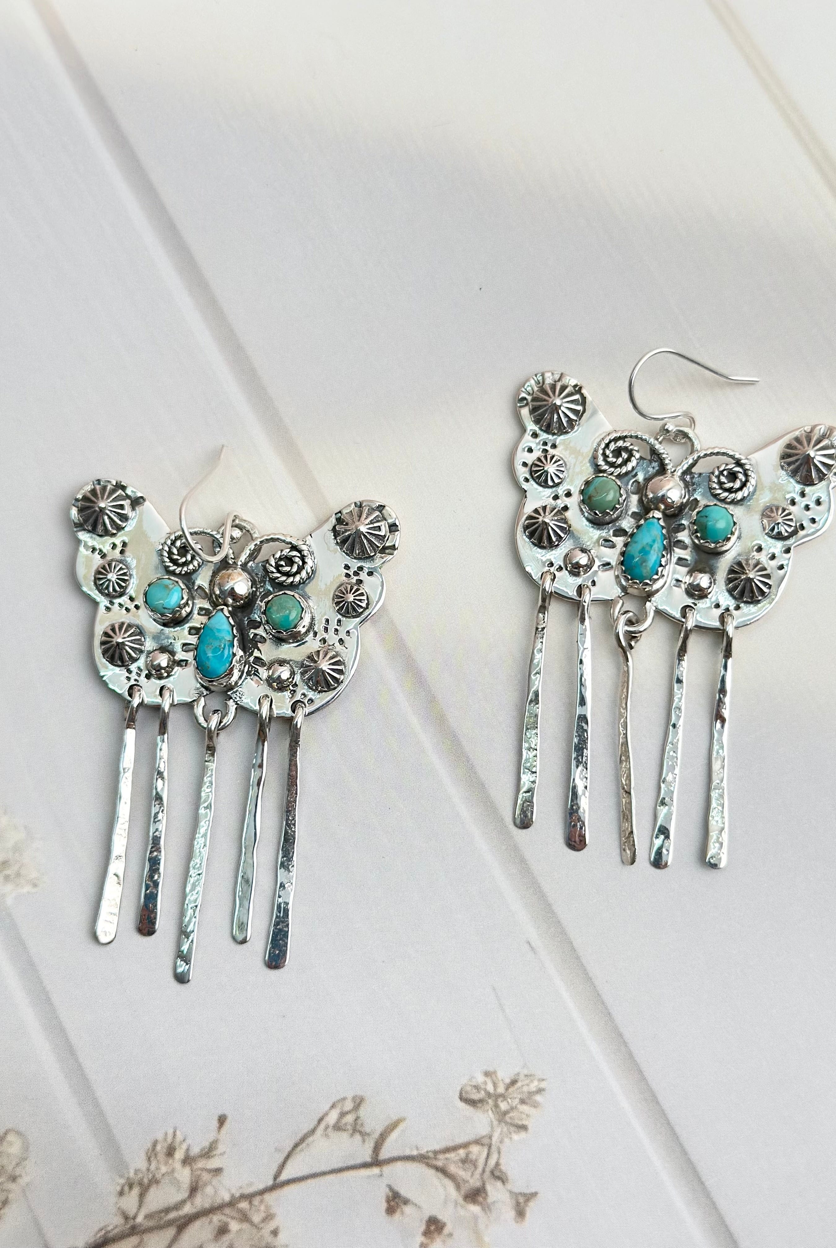 Boho Butterfly in Mesa Desert Earrings-Earrings-Krush Kandy, Women's Online Fashion Boutique Located in Phoenix, Arizona (Scottsdale Area)