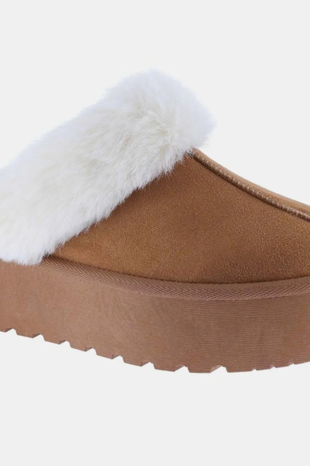 Weeboo Thick Bottom Fur Trim Snow Slippers-Krush Kandy, Women's Online Fashion Boutique Located in Phoenix, Arizona (Scottsdale Area)
