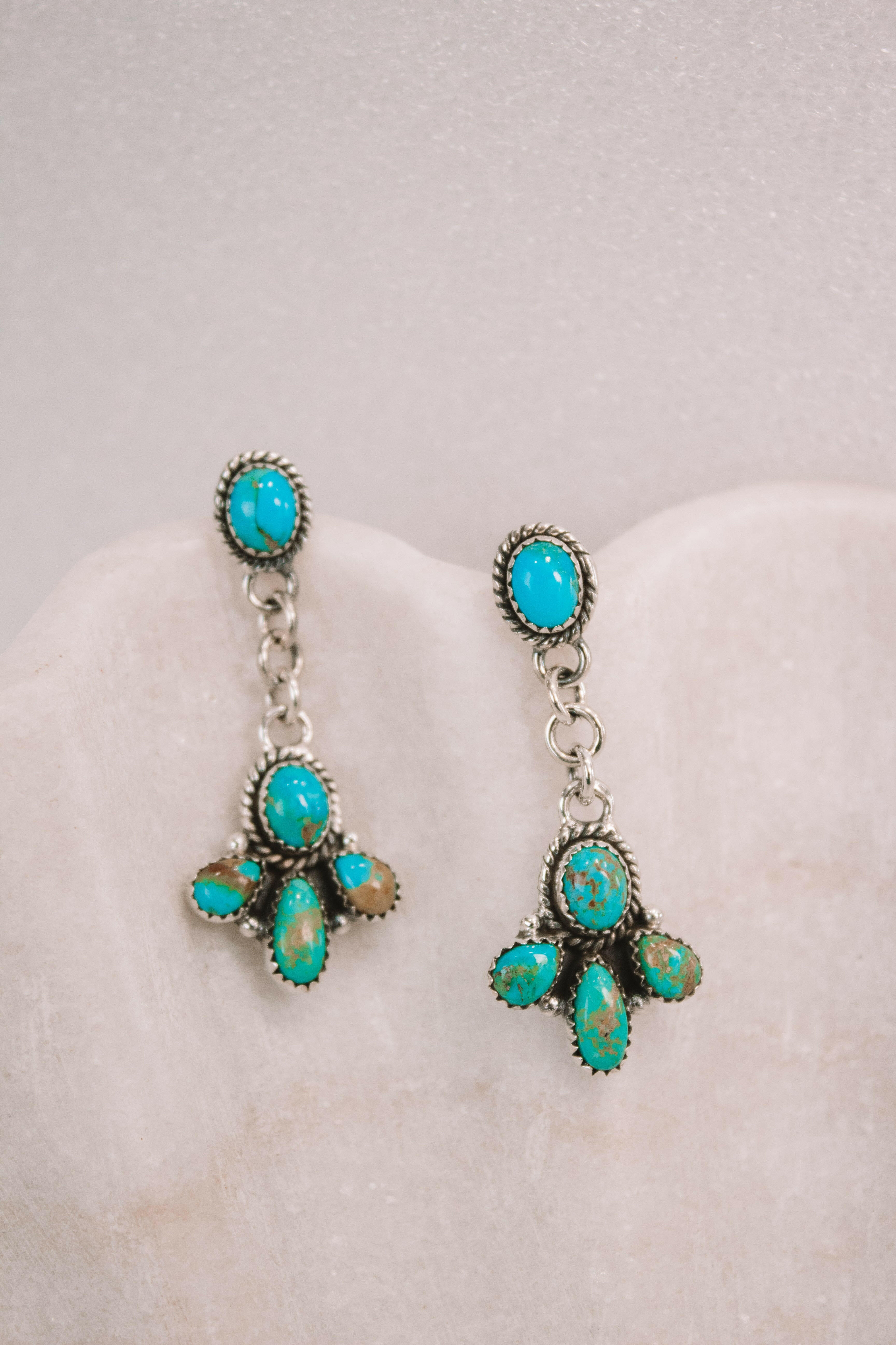 Dangle Cloved Chain Earrings-Drop Earrings-Krush Kandy, Women's Online Fashion Boutique Located in Phoenix, Arizona (Scottsdale Area)