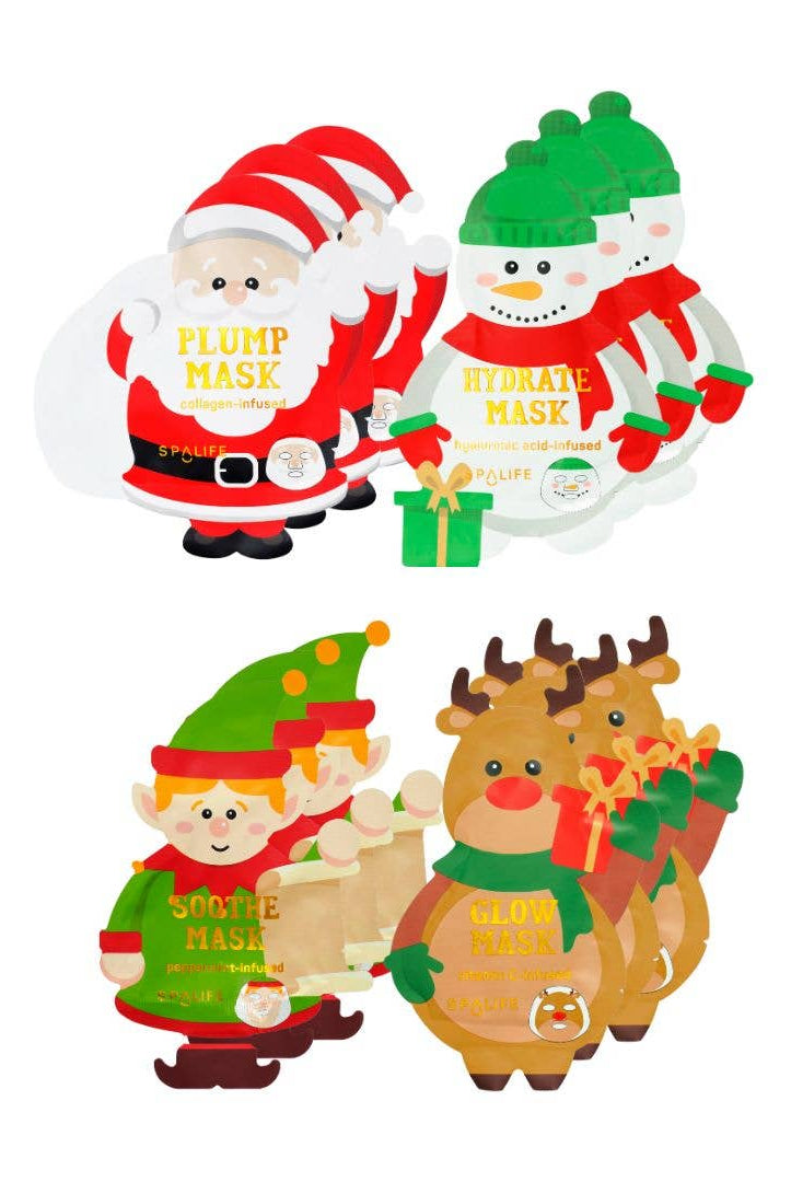 Christmas Holiday Santa's WorkShop Facial Masks-Accessories-Krush Kandy, Women's Online Fashion Boutique Located in Phoenix, Arizona (Scottsdale Area)