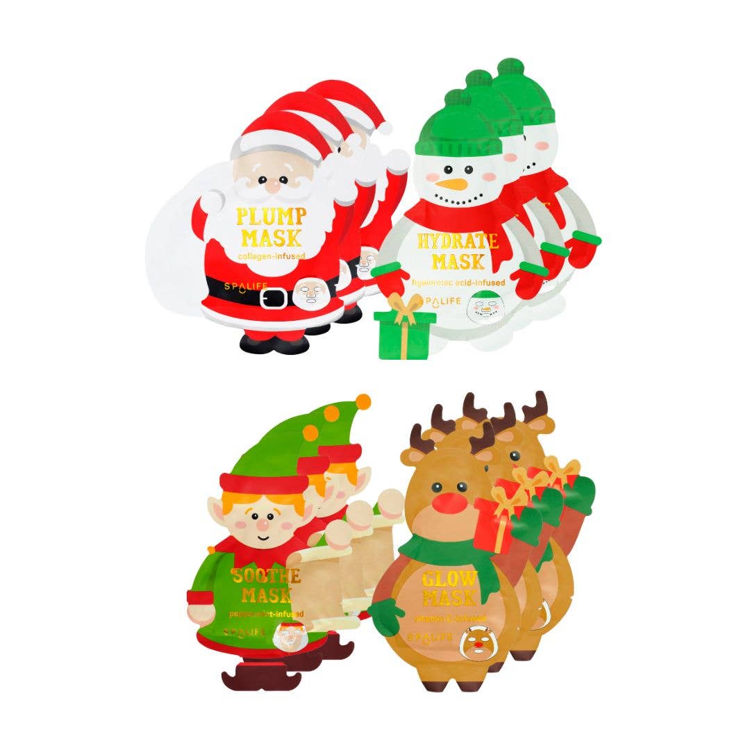 Christmas Holiday Santa's WorkShop Facial Masks-Accessories-Krush Kandy, Women's Online Fashion Boutique Located in Phoenix, Arizona (Scottsdale Area)