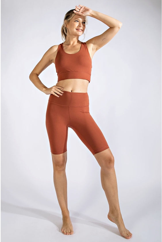 Butter Yoga Biker Shorts-Shorts-Krush Kandy, Women's Online Fashion Boutique Located in Phoenix, Arizona (Scottsdale Area)