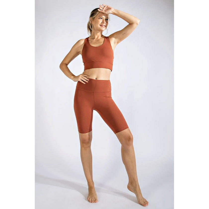 Butter Yoga Biker Shorts-Shorts-Krush Kandy, Women's Online Fashion Boutique Located in Phoenix, Arizona (Scottsdale Area)