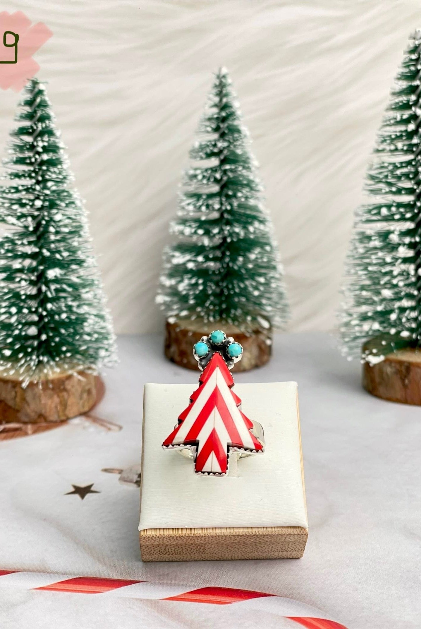 Holly Jolly Red & White Christmas Rings-Rings-Krush Kandy, Women's Online Fashion Boutique Located in Phoenix, Arizona (Scottsdale Area)
