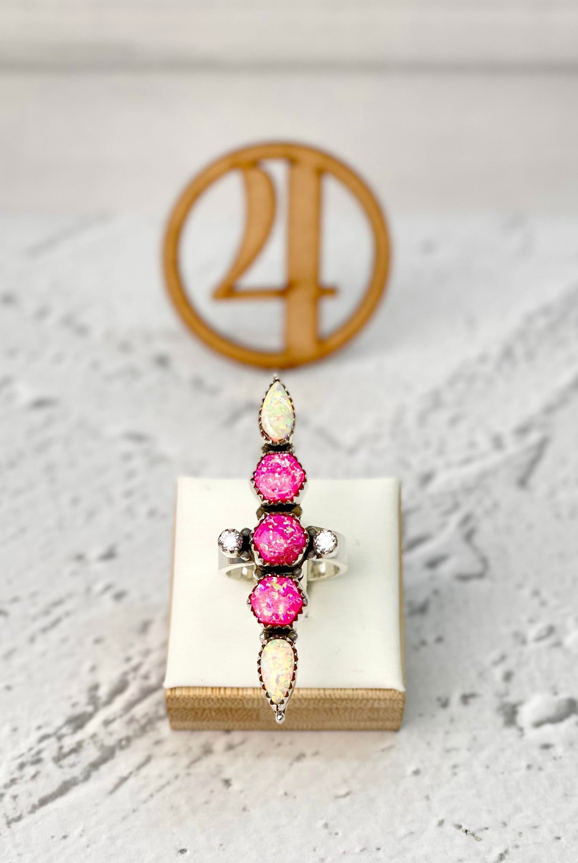 Solstice Glow Stone Trail Ring-Rings-Krush Kandy, Women's Online Fashion Boutique Located in Phoenix, Arizona (Scottsdale Area)