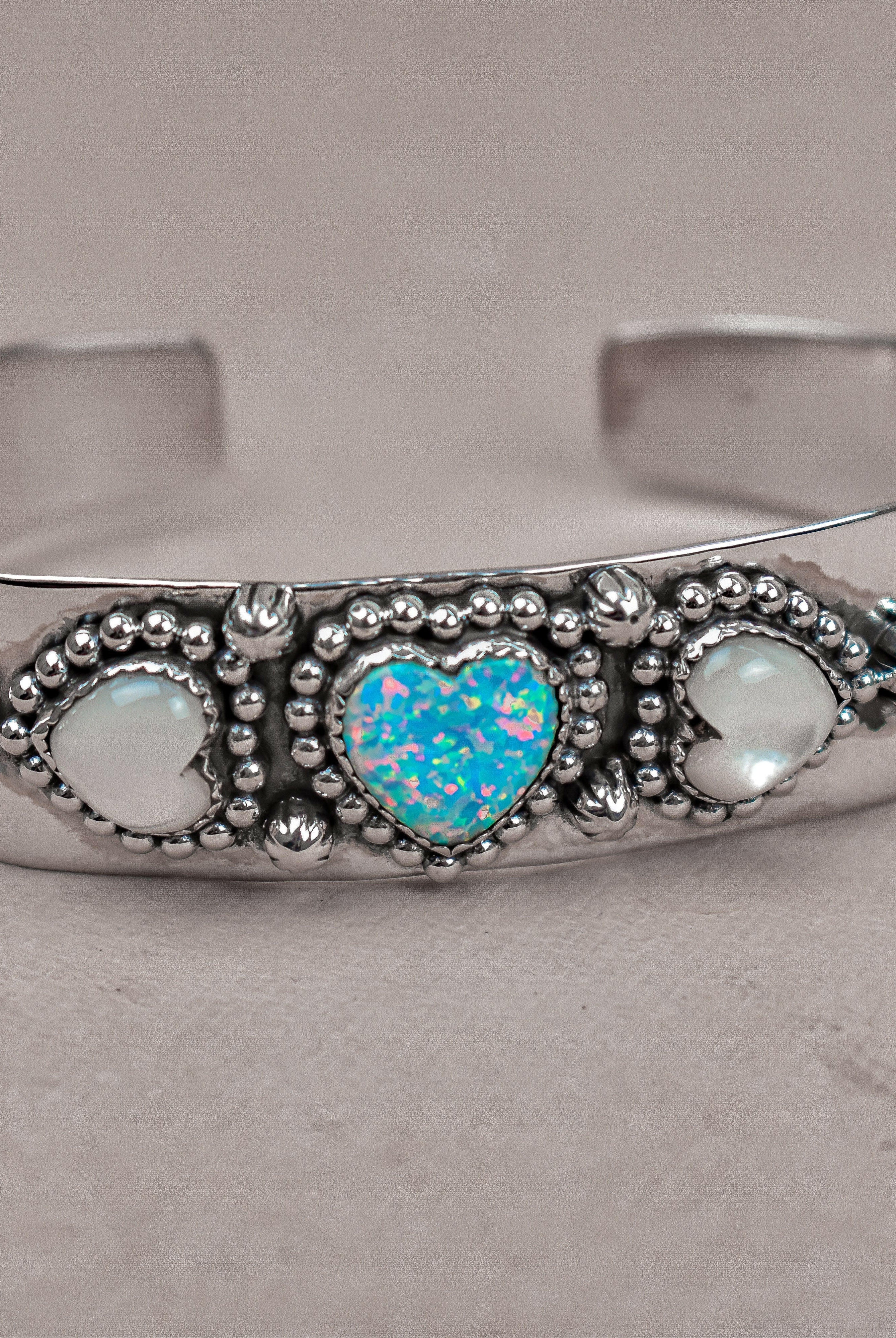 Heartfelt Trio Cuff Bracelet-Cuffs-Krush Kandy, Women's Online Fashion Boutique Located in Phoenix, Arizona (Scottsdale Area)