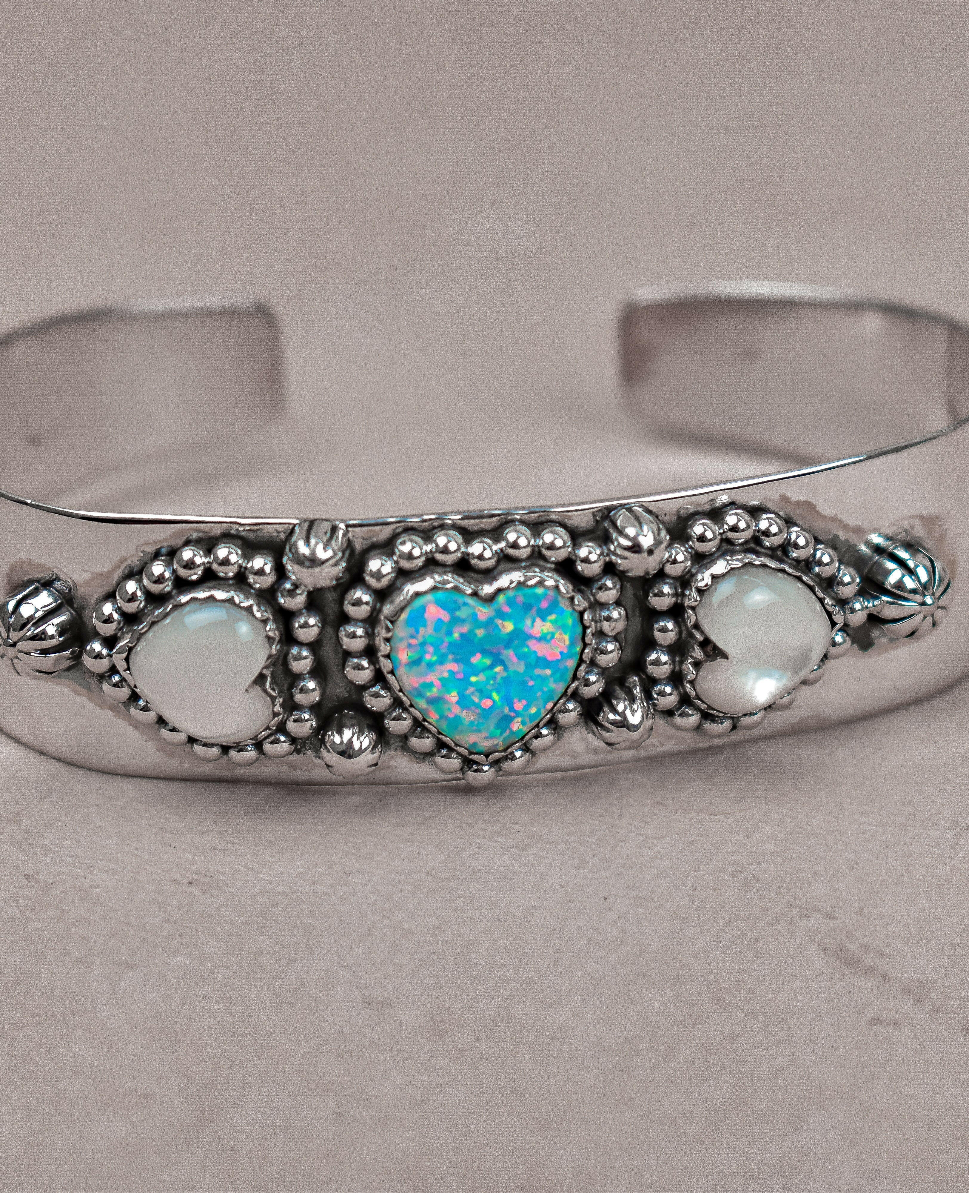 Heartfelt Trio Cuff Bracelet-Cuffs-Krush Kandy, Women's Online Fashion Boutique Located in Phoenix, Arizona (Scottsdale Area)