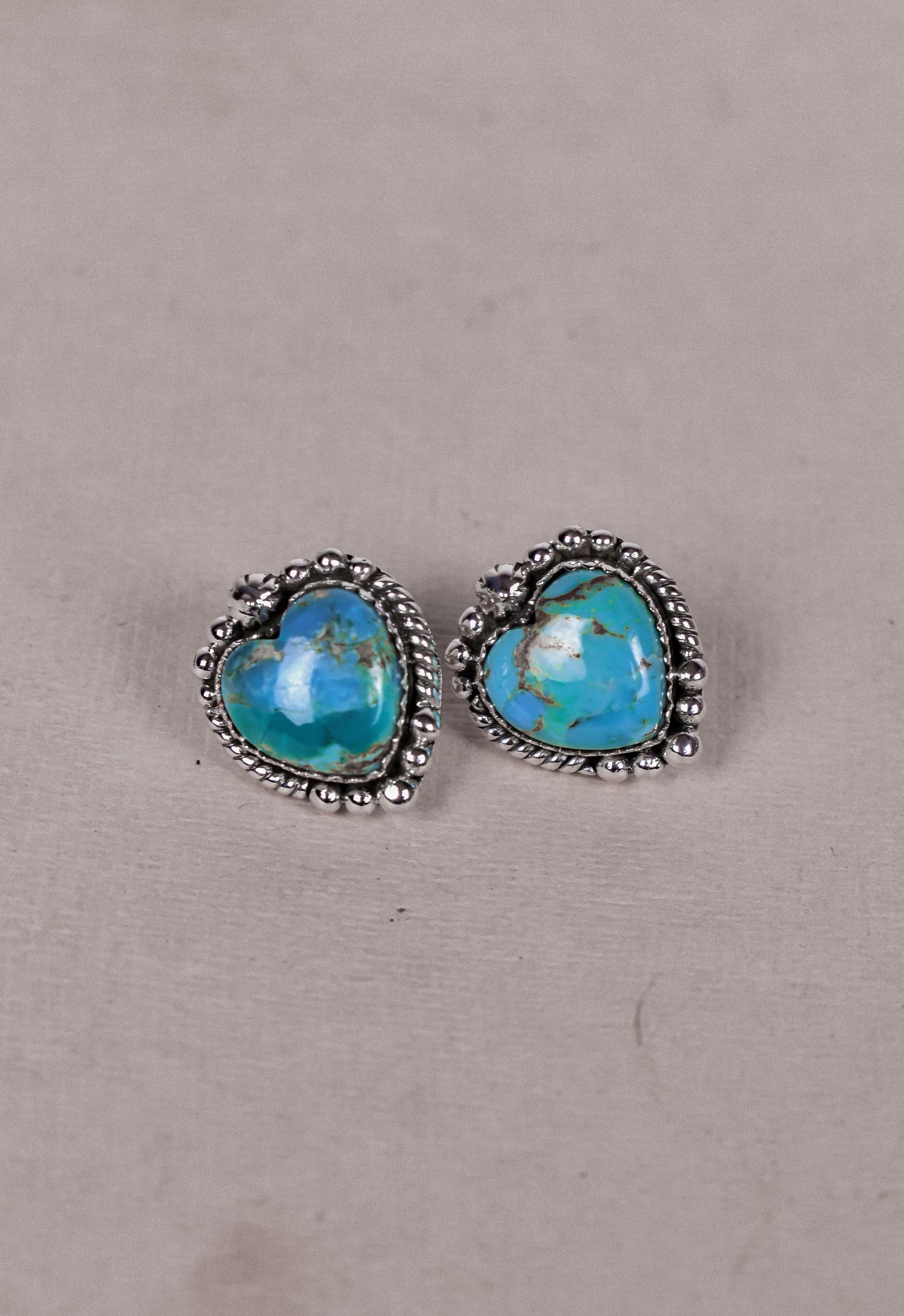 Heart Stone Earrings-Stud Earrings-Krush Kandy, Women's Online Fashion Boutique Located in Phoenix, Arizona (Scottsdale Area)