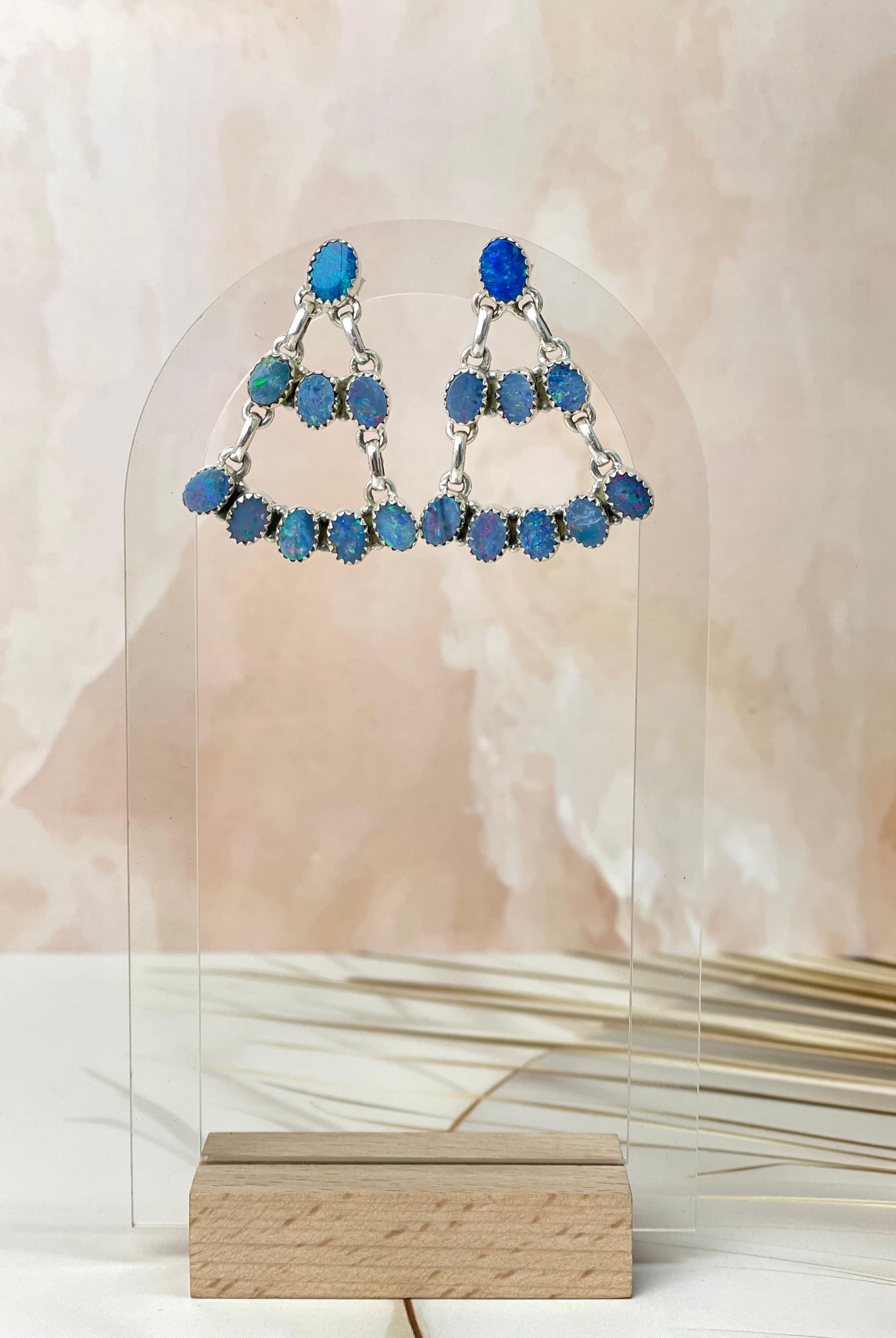 Australian Opal sno 58-Earrings-Krush Kandy, Women's Online Fashion Boutique Located in Phoenix, Arizona (Scottsdale Area)