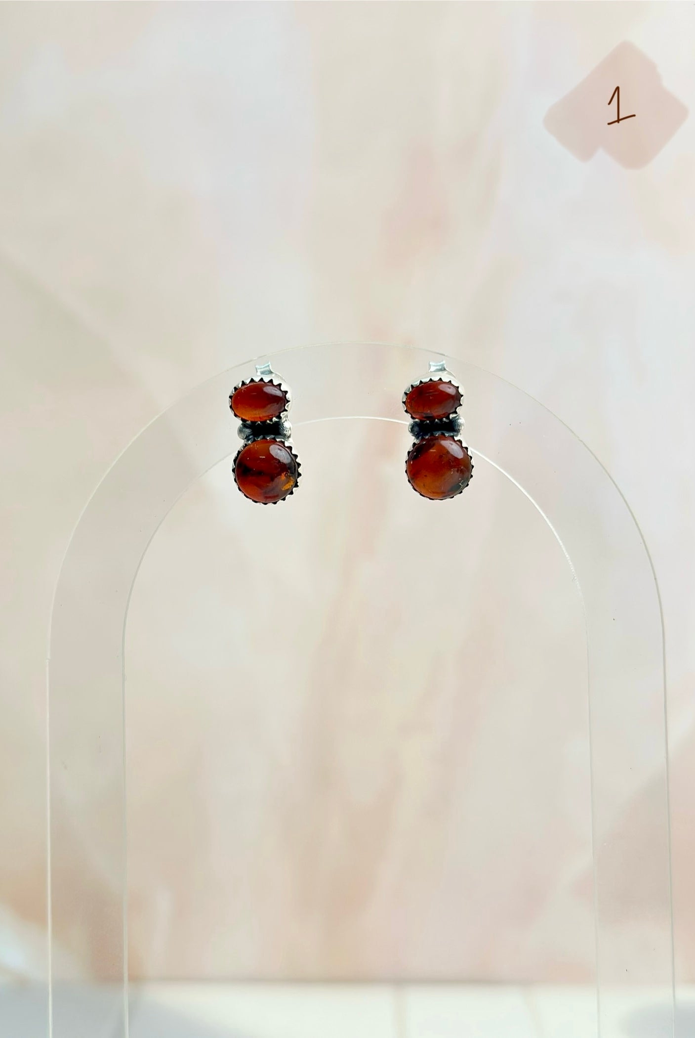 Amber, Turquoise & Crystal Boho Earrings-Earrings-Krush Kandy, Women's Online Fashion Boutique Located in Phoenix, Arizona (Scottsdale Area)