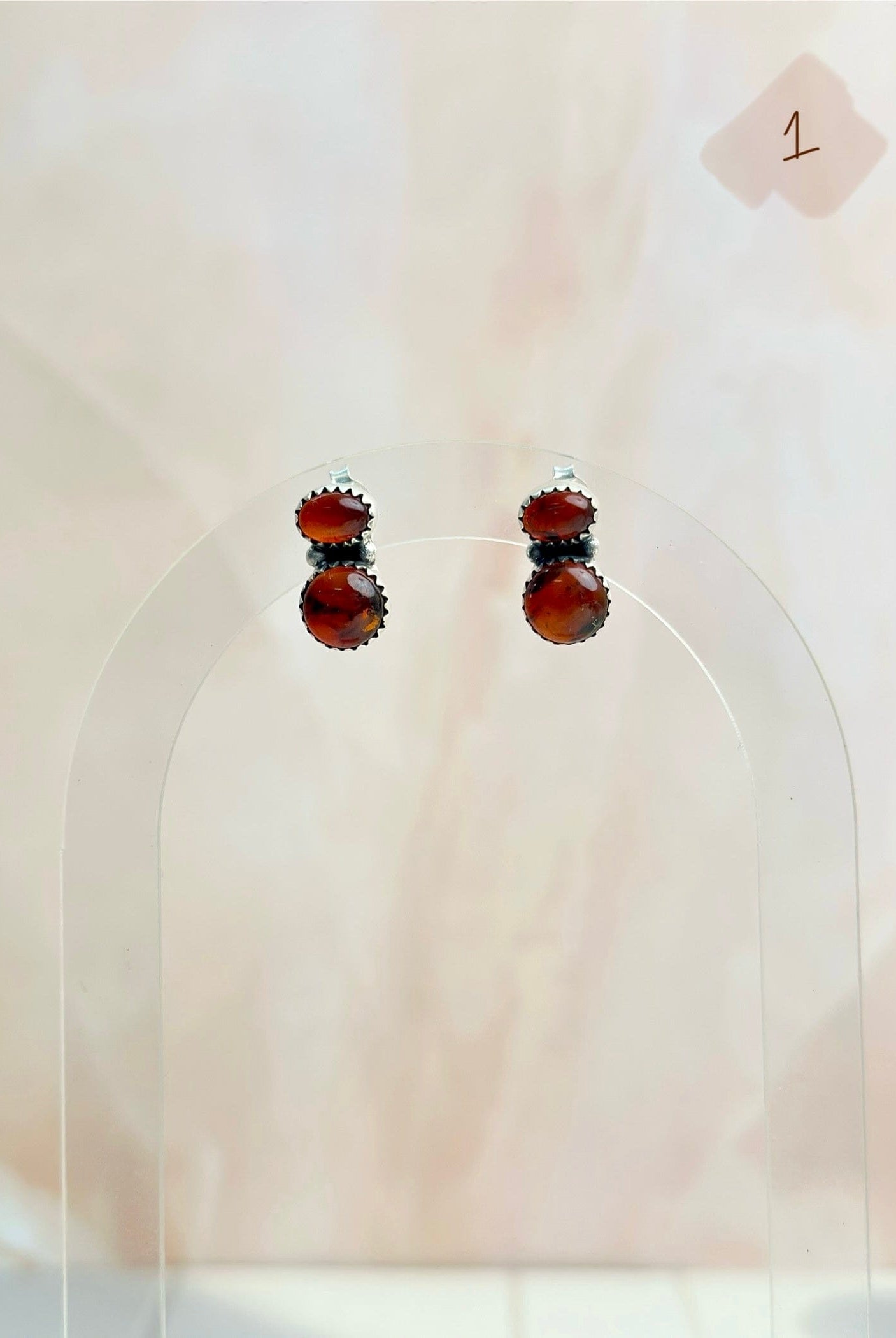 Amber, Turquoise & Crystal Boho Earrings-Earrings-Krush Kandy, Women's Online Fashion Boutique Located in Phoenix, Arizona (Scottsdale Area)