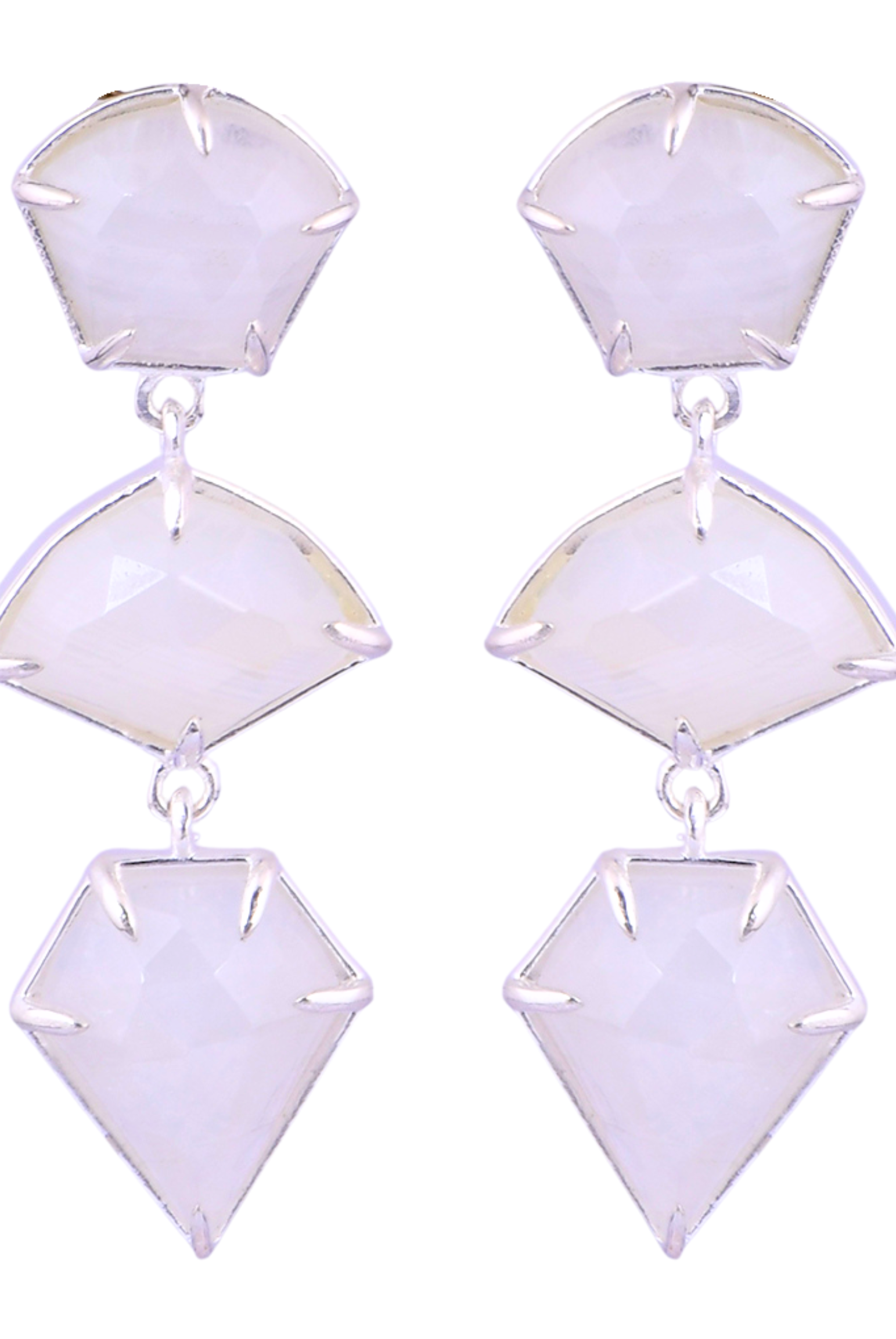 This Magic Moment Dangle Stone Earrings-Earrings-Krush Kandy, Women's Online Fashion Boutique Located in Phoenix, Arizona (Scottsdale Area)